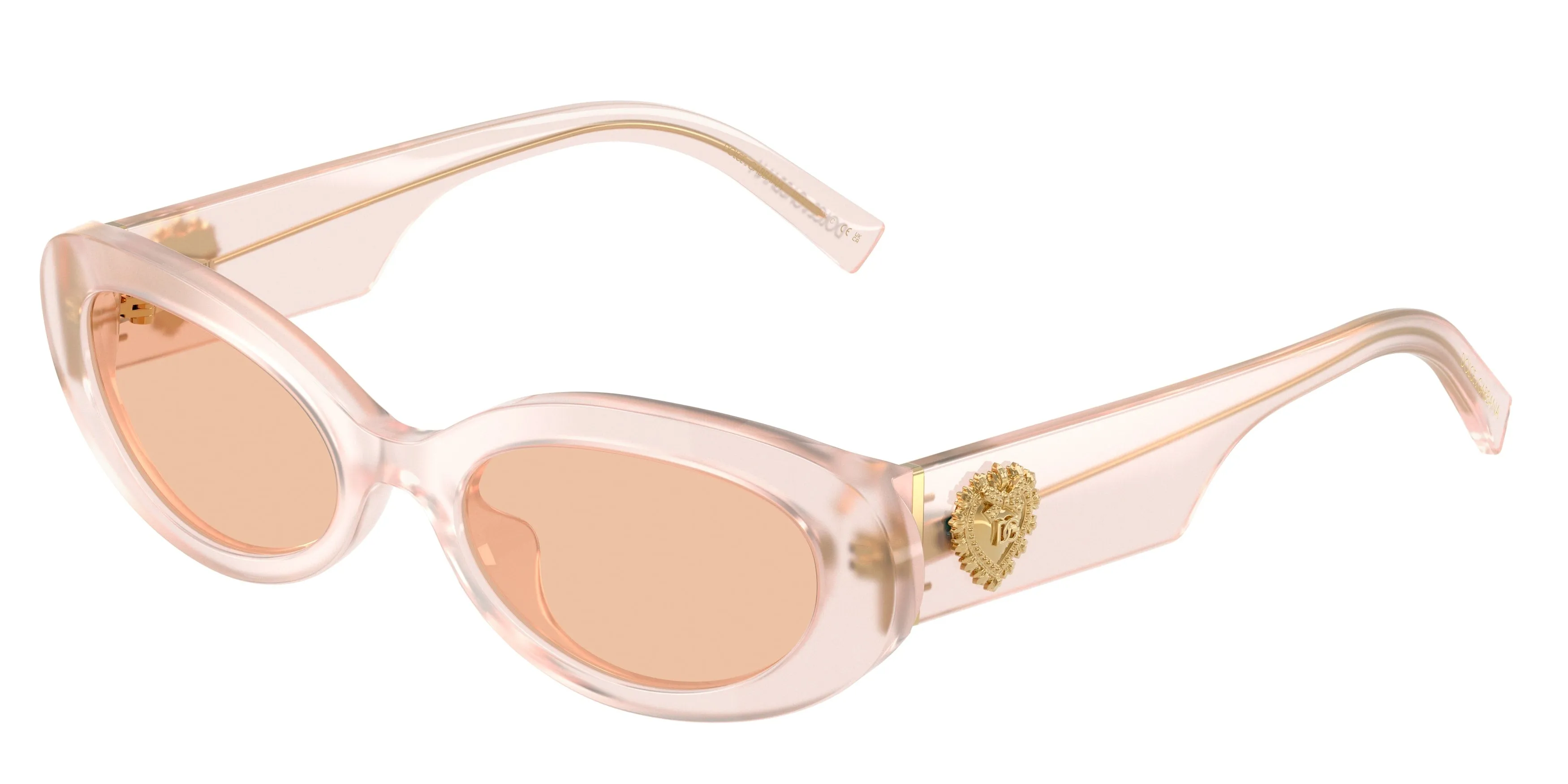 Dolce & Gabbana DG4537 304173 Occhiali da sole Acetato Grigio Marrone Rotonda Normale - immagine 1