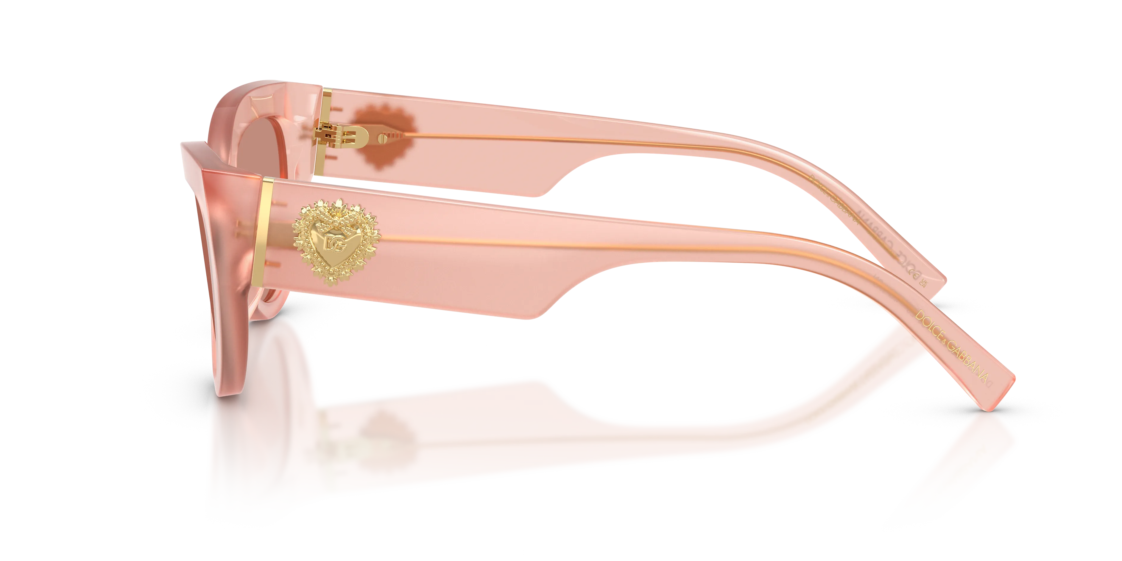 Dolce & Gabbana DG4536 338496 Occhiali da sole Acetato Rosa Viola Cat Eye Normale - immagine 4