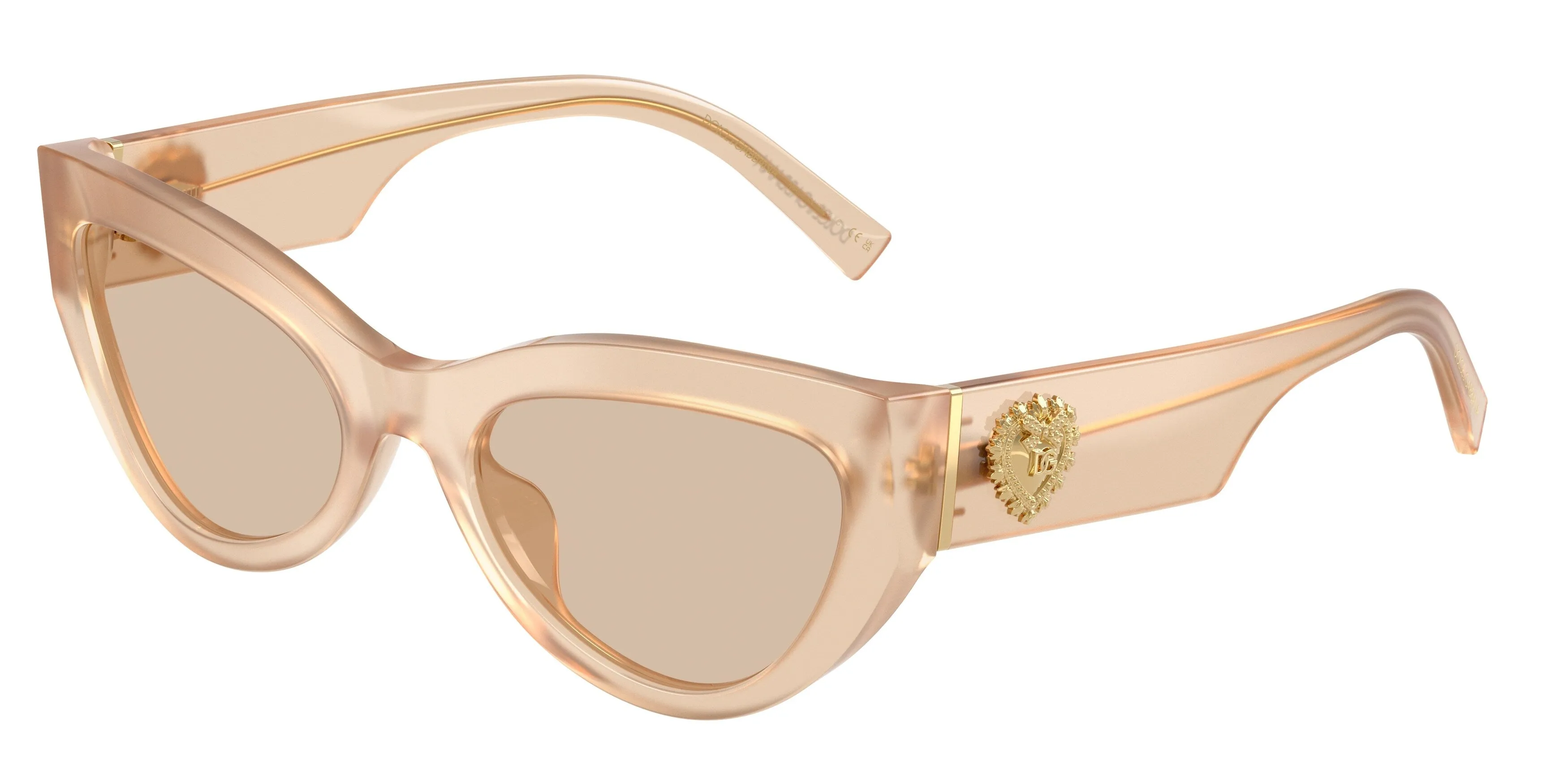 Dolce & Gabbana DG4536 308993 Occhiali da sole Acetato Marrone Marrone Cat Eye Normale - immagine 1