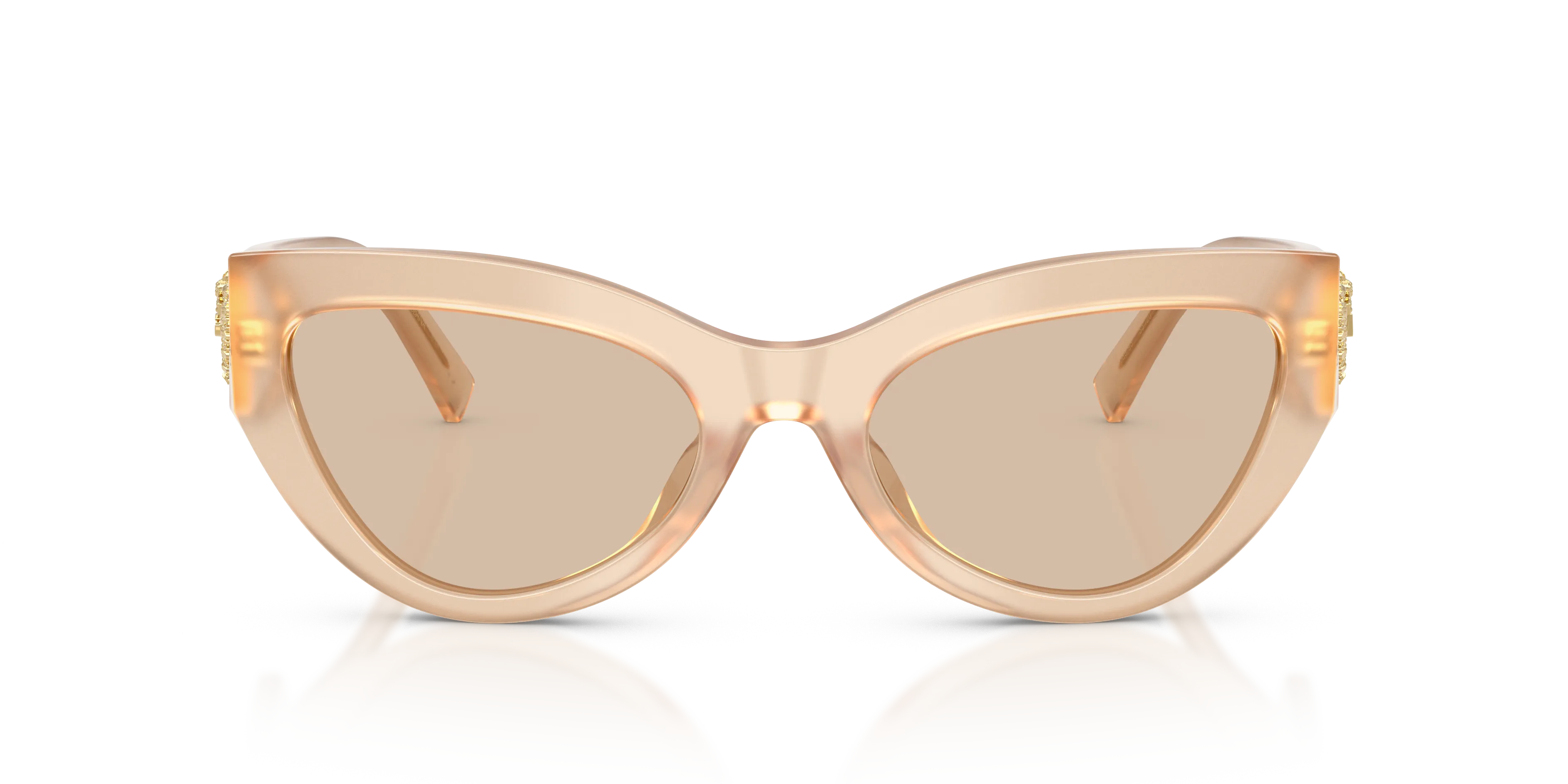 Dolce & Gabbana DG4536 308993 Occhiali da sole Acetato Marrone Marrone Cat Eye Normale - immagine 3