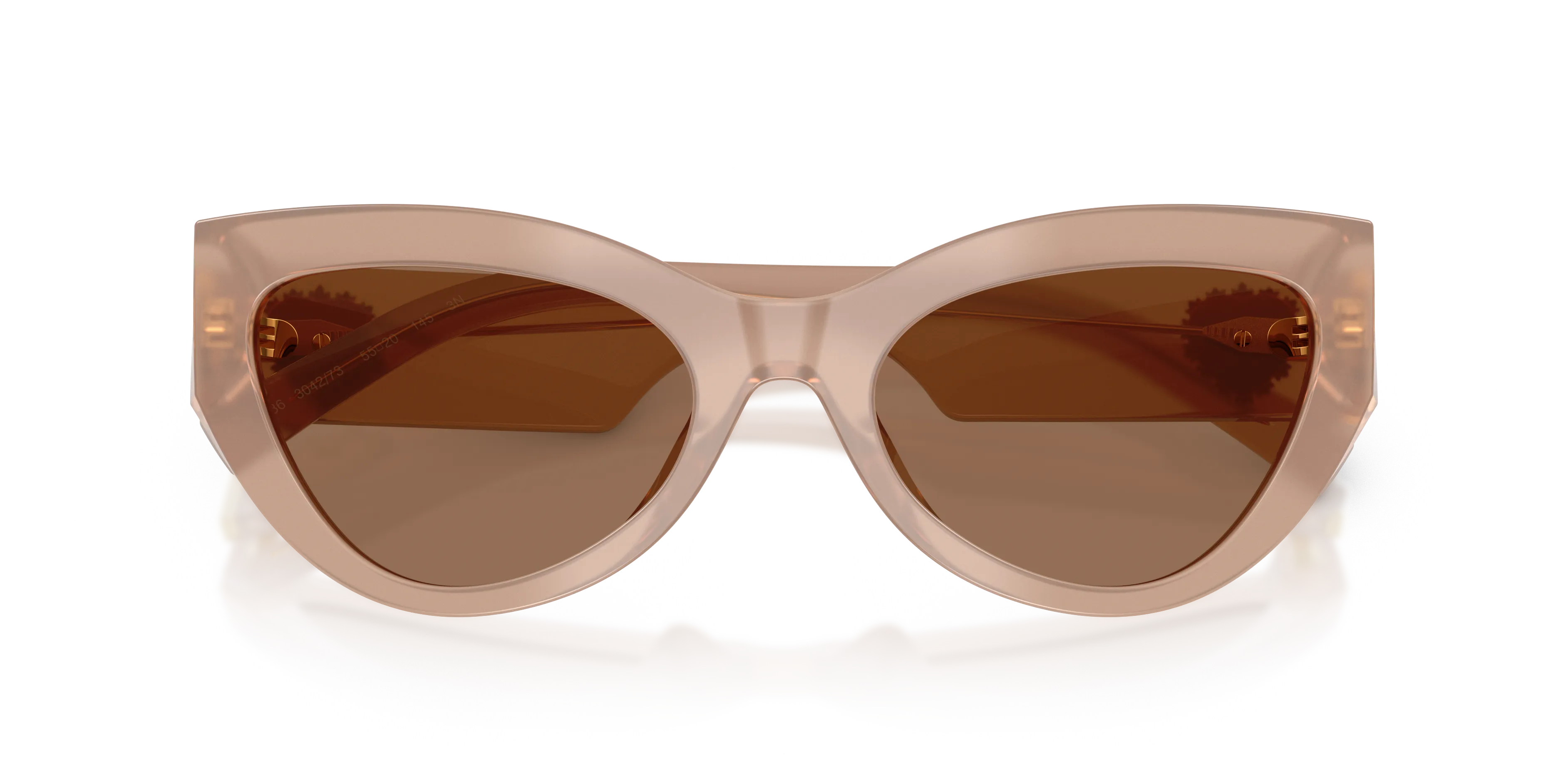 Dolce & Gabbana DG4536 304273 Occhiali da sole Acetato Marrone Marrone Cat Eye Normale - immagine 2