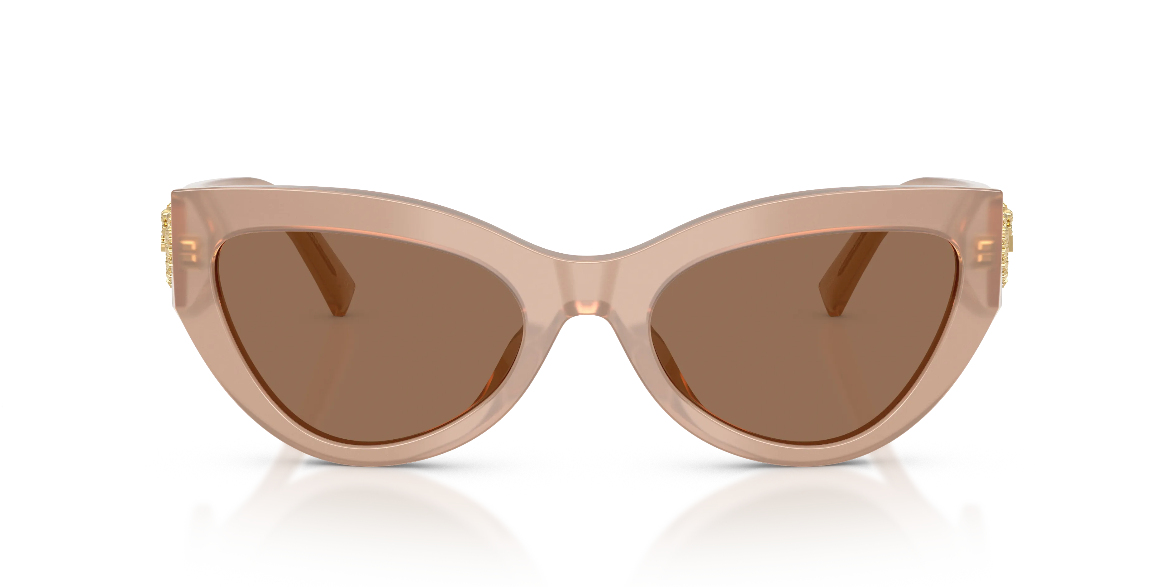 Dolce & Gabbana DG4536 304273 Occhiali da sole Acetato Marrone Marrone Cat Eye Normale - immagine 3
