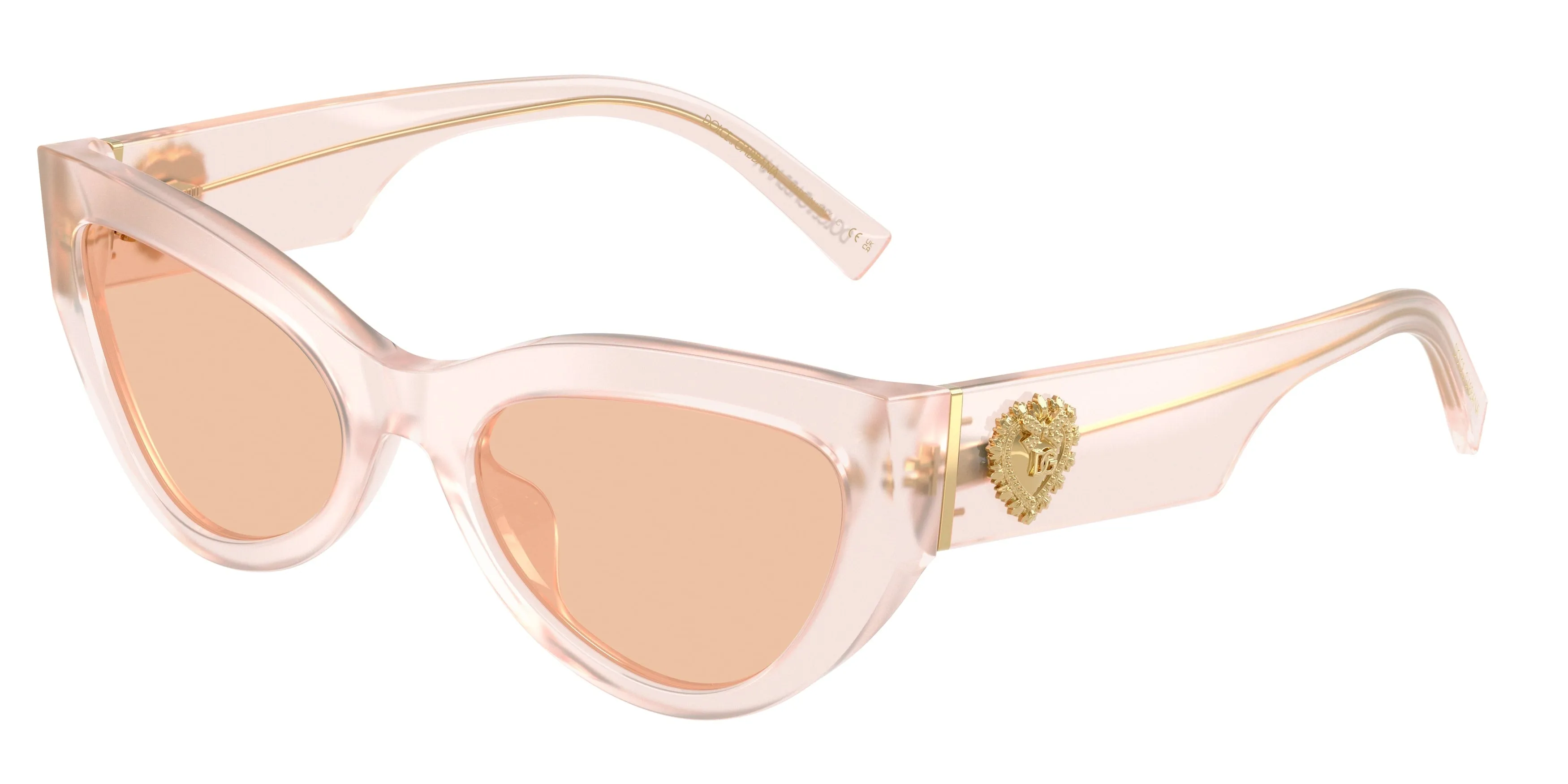 Dolce & Gabbana DG4536 304173 Occhiali da sole Acetato Grigio Marrone Cat Eye Normale - immagine 1