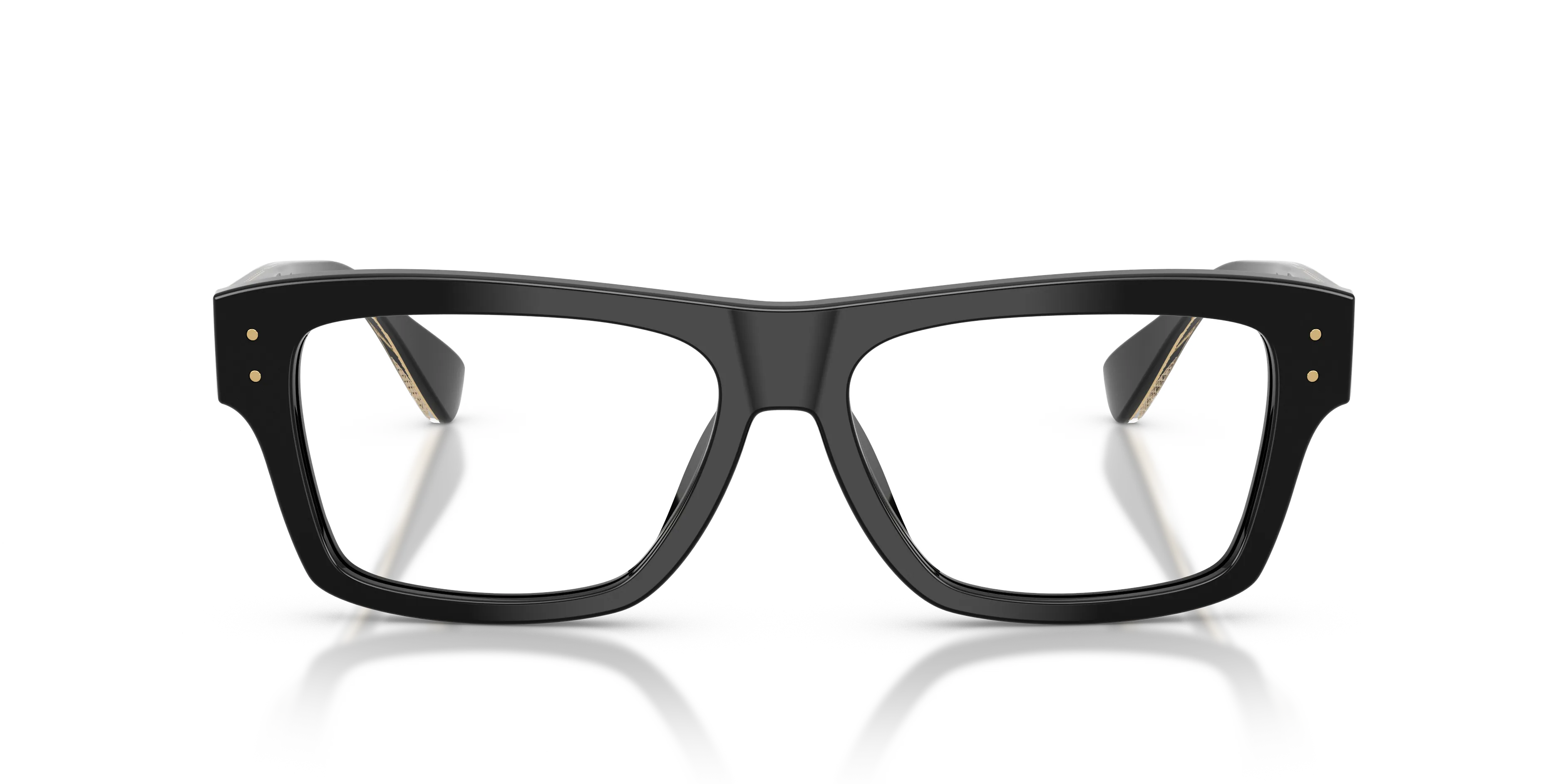 Dolce & Gabbana DG3458 501 Montature da vista Acetato Nero Trasparente Squadrata Normale - immagine 3