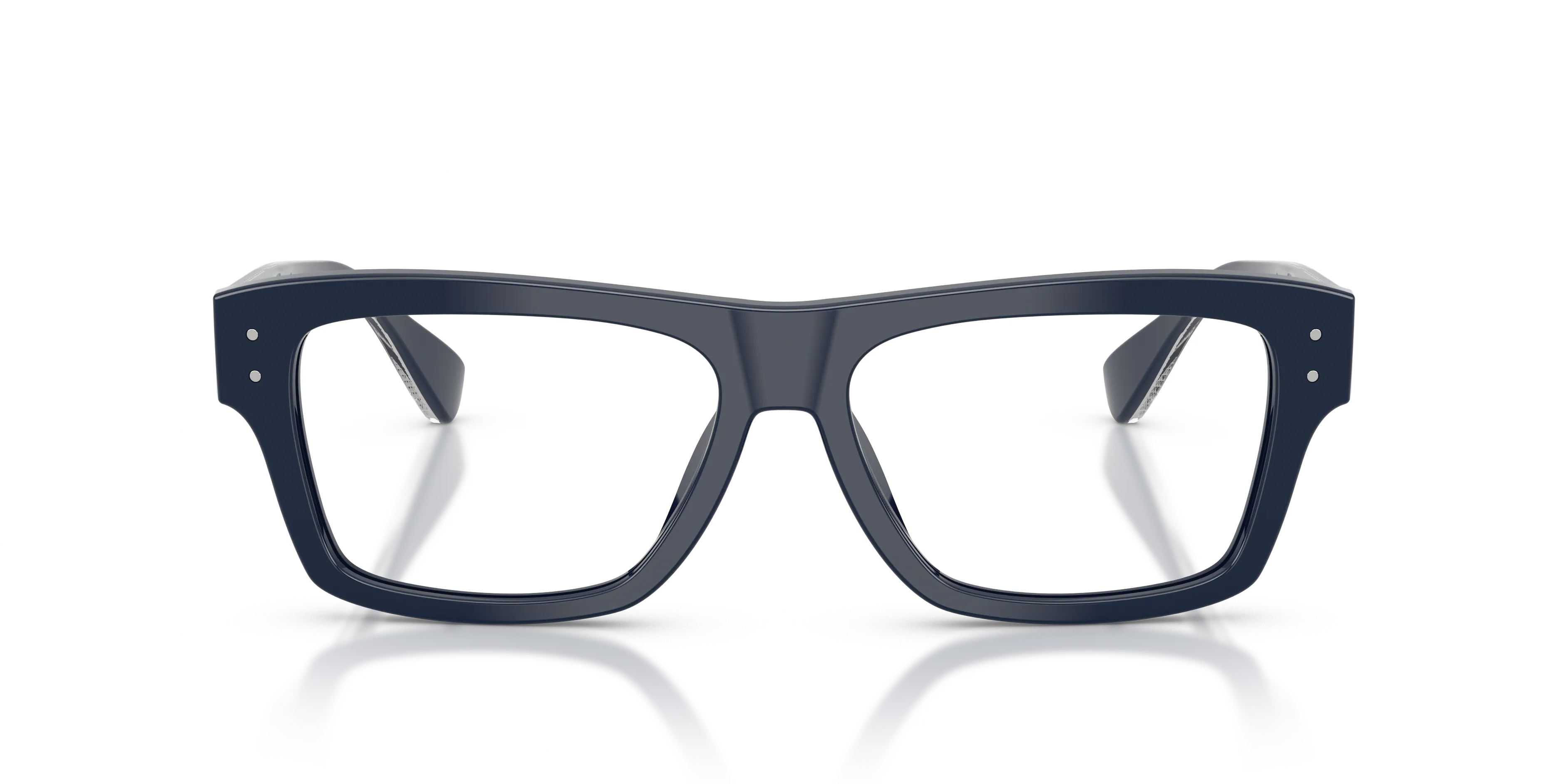 Dolce & Gabbana DG3458 3280 Montature da vista Acetato Blu Trasparente Squadrata Normale - immagine 3
