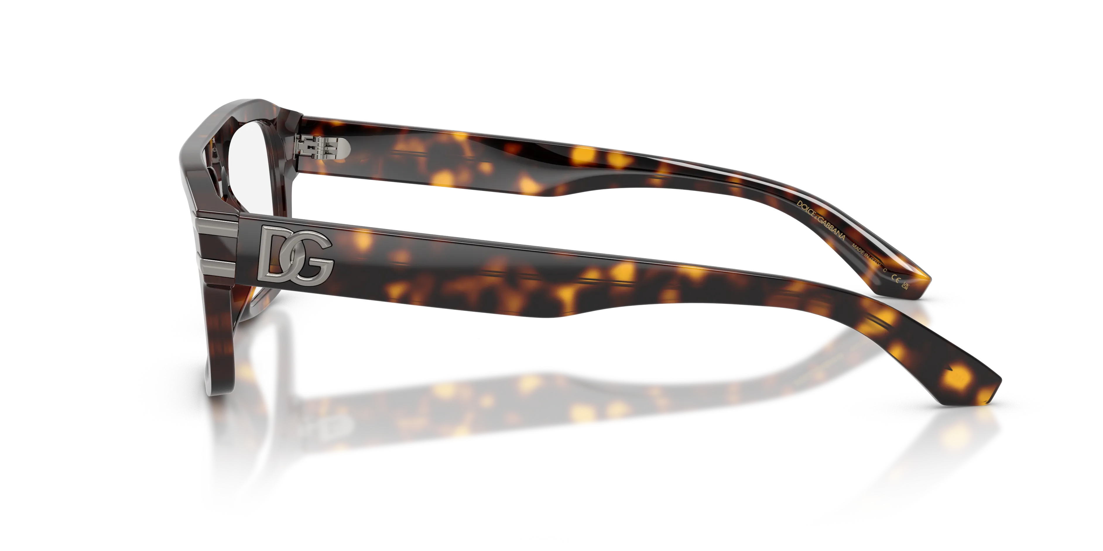 Dolce & Gabbana DG3457 502 Montature da vista Acetato Tartaruga Trasparente Squadrata Normale - immagine 4