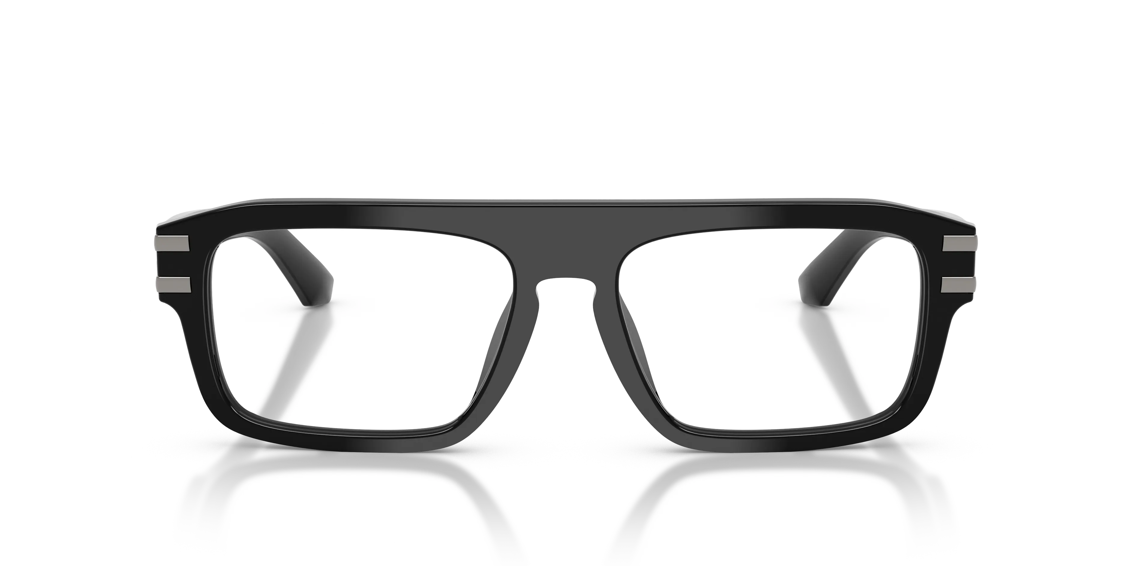 Dolce & Gabbana DG3457 501 Montature da vista Acetato Nero Trasparente Squadrata Normale - immagine 3
