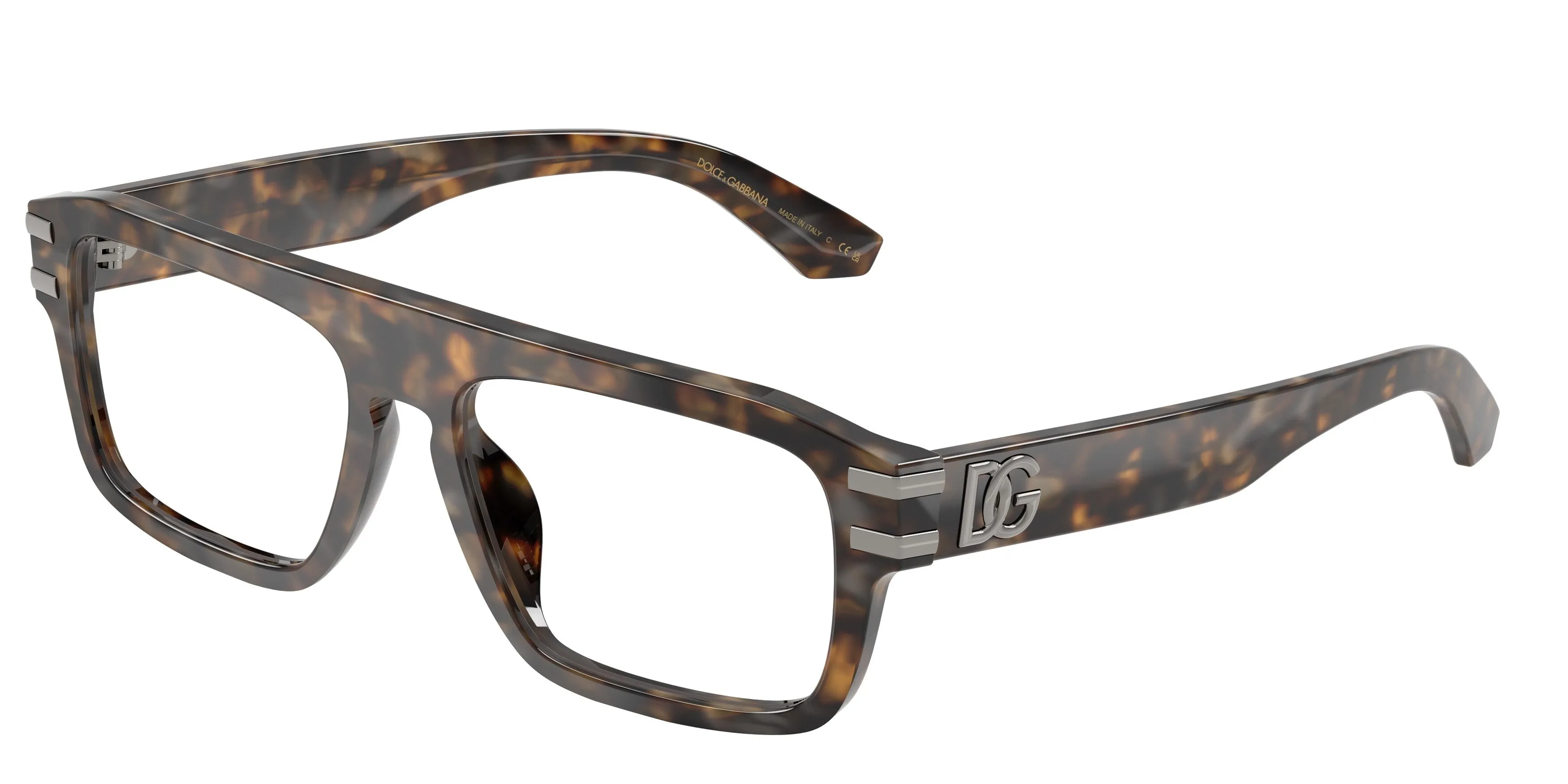 Dolce & Gabbana DG3457 3500 Montature da vista Acetato Blu Trasparente Squadrata Normale - immagine 1