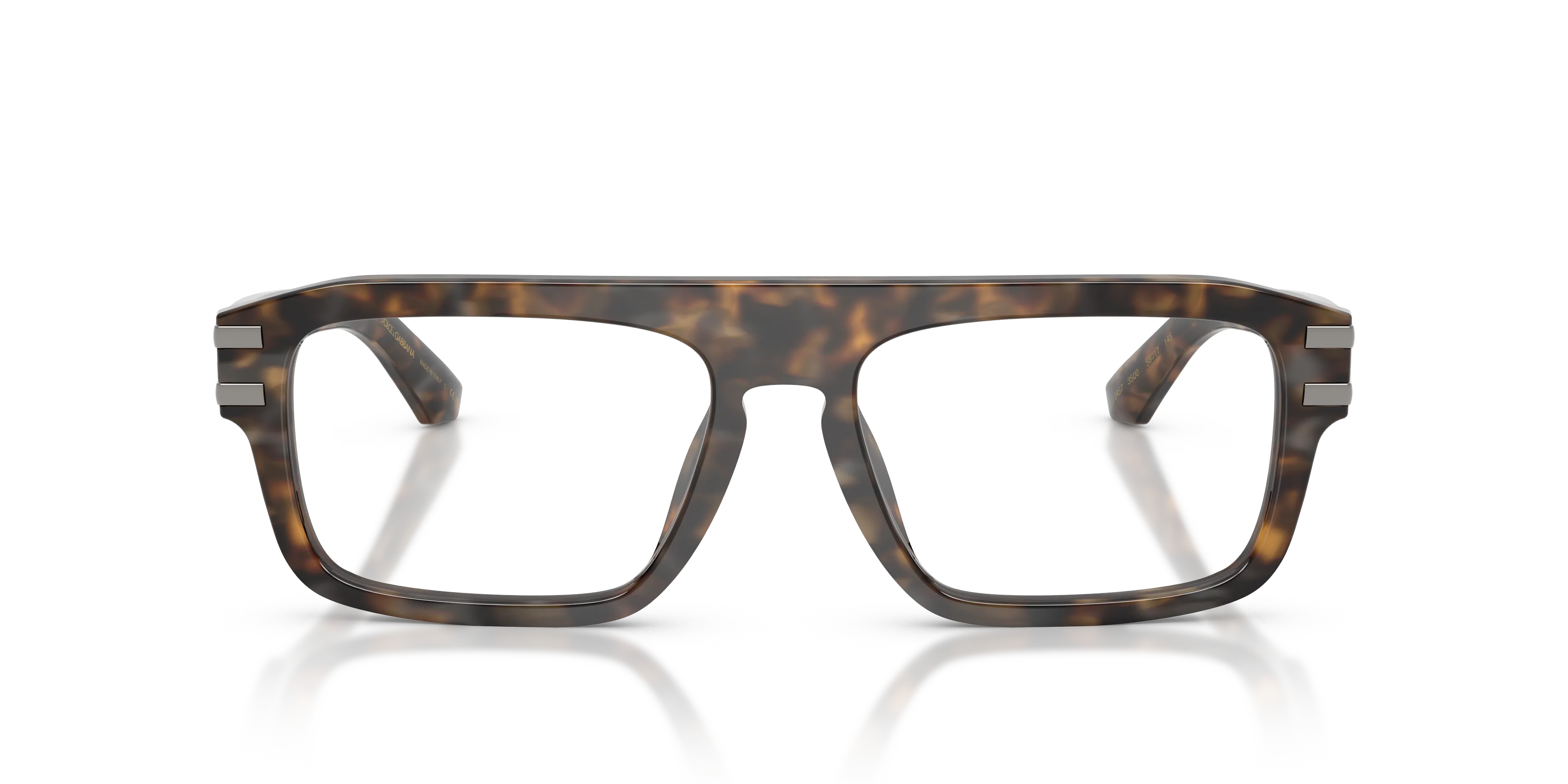 Dolce & Gabbana DG3457 3500 Montature da vista Acetato Blu Trasparente Squadrata Normale - immagine 3