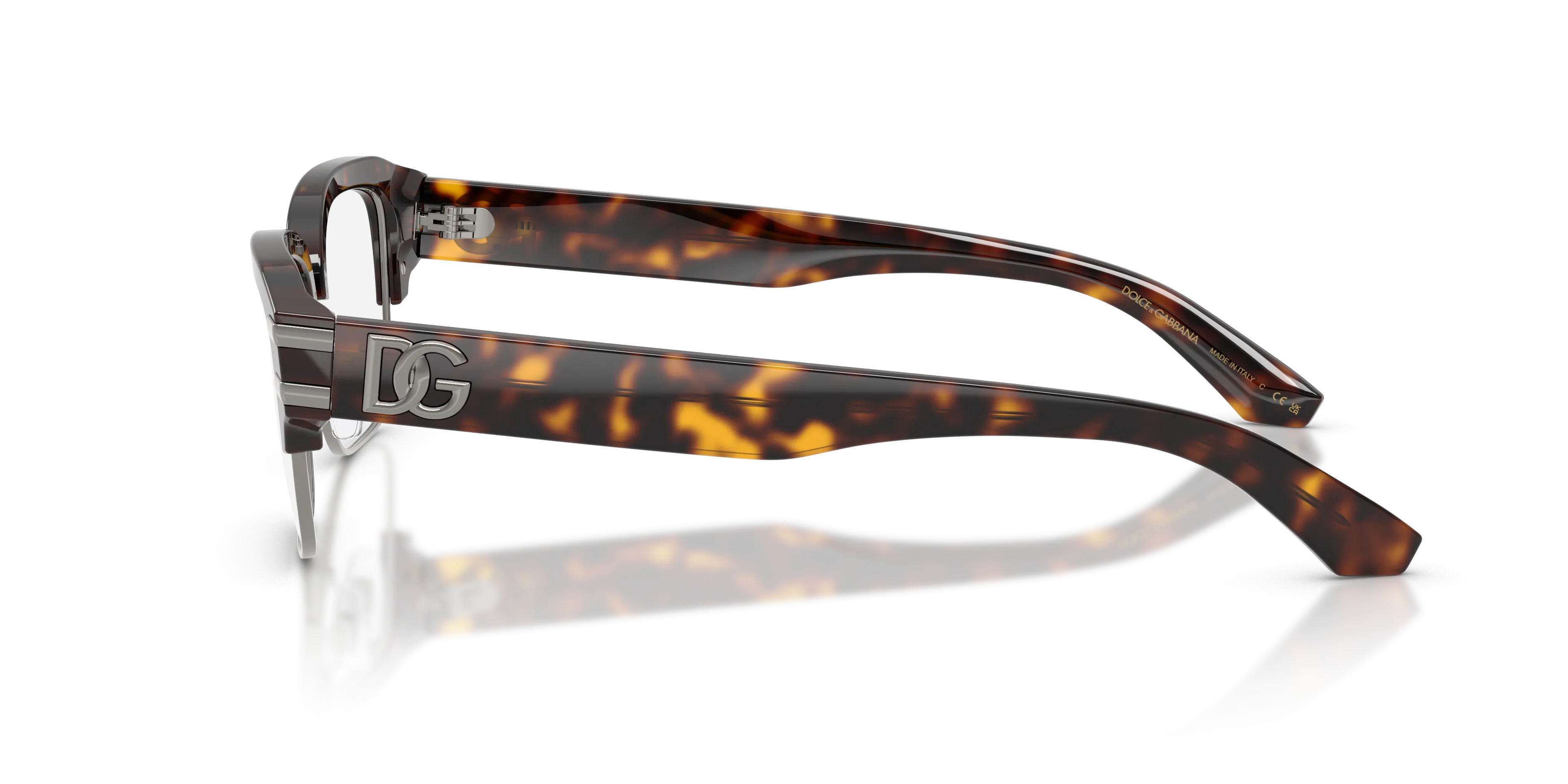 Dolce & Gabbana DG3456 502 Montature da vista Acetato Tartaruga Trasparente Squadrata Normale - immagine 4