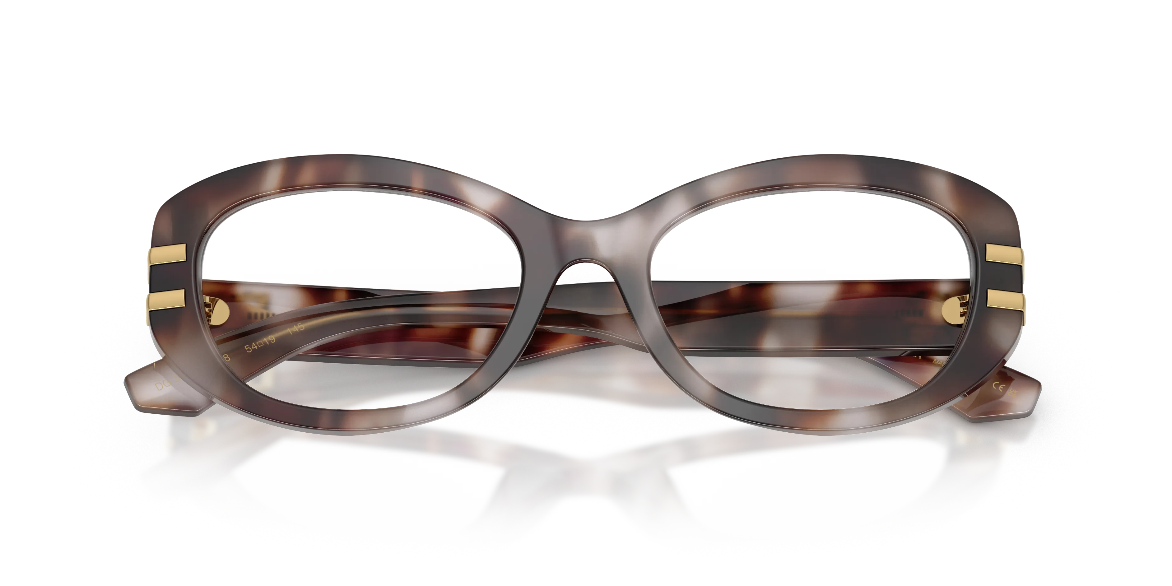 Dolce & Gabbana DG3455 3498 Montature da vista Acetato Viola Trasparente Farfalla Normale - immagine 2