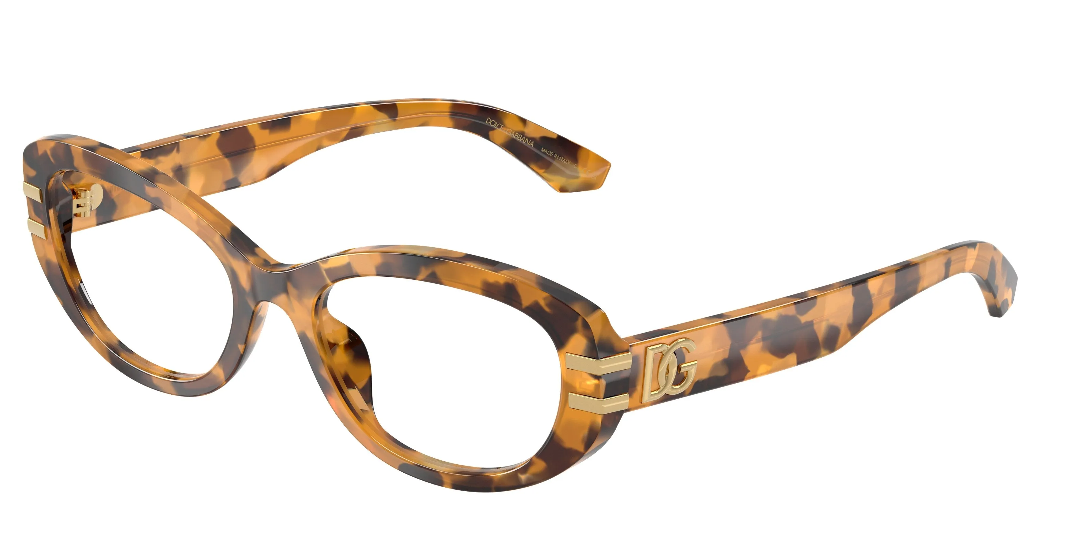 Dolce & Gabbana DG3455 3496 Montature da vista Acetato Tartaruga Trasparente Farfalla Normale - immagine 1