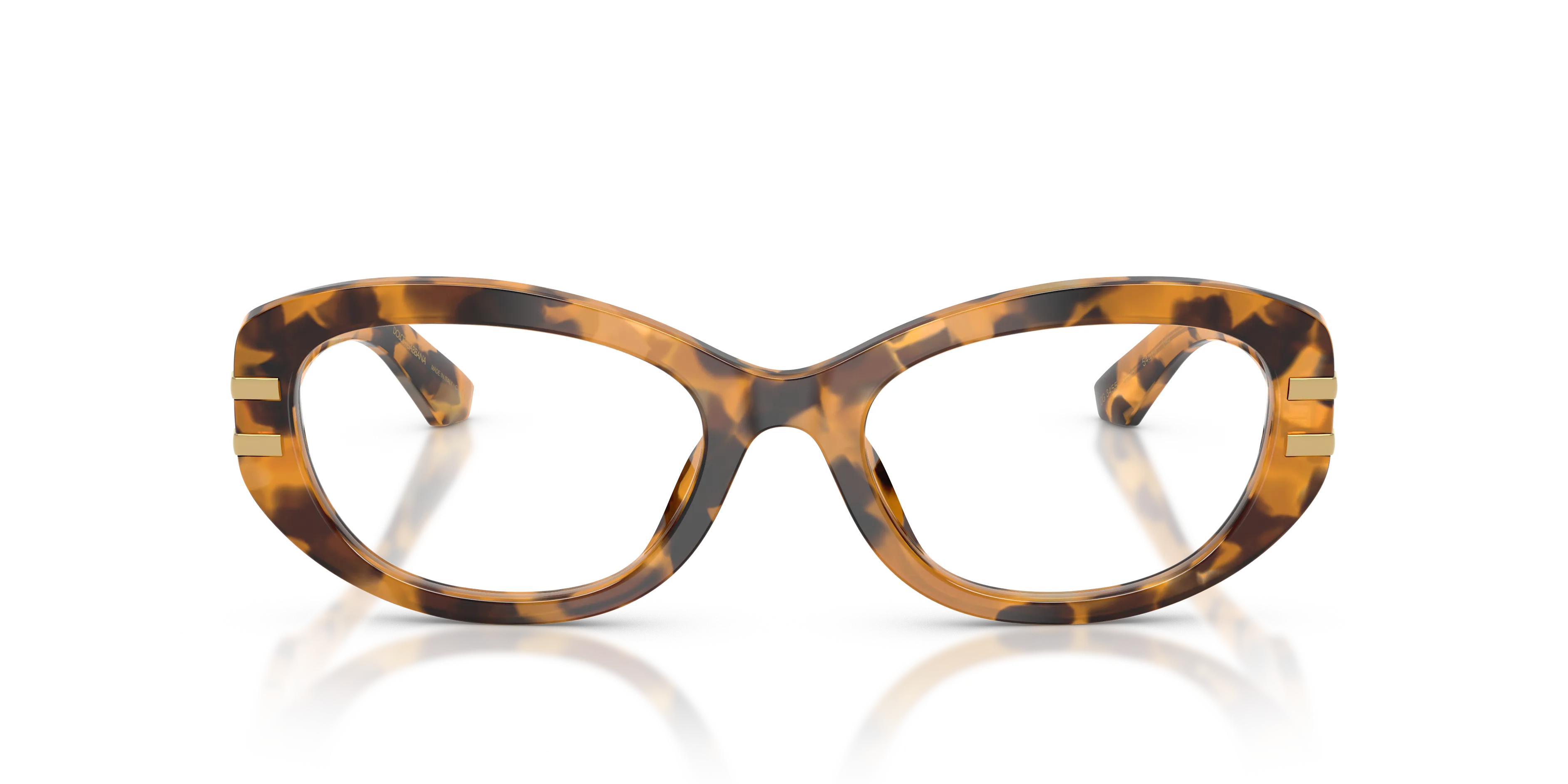 Dolce & Gabbana DG3455 3496 Montature da vista Acetato Tartaruga Trasparente Farfalla Normale - immagine 3