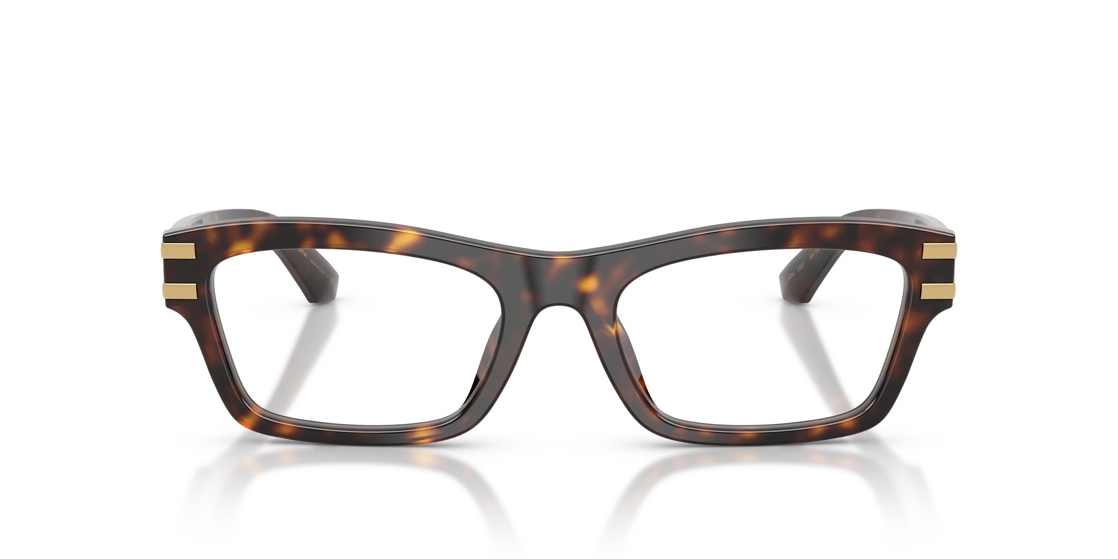 Dolce & Gabbana DG3454 502 Montature da vista Acetato Tartaruga Trasparente Squadrata Normale - immagine 3