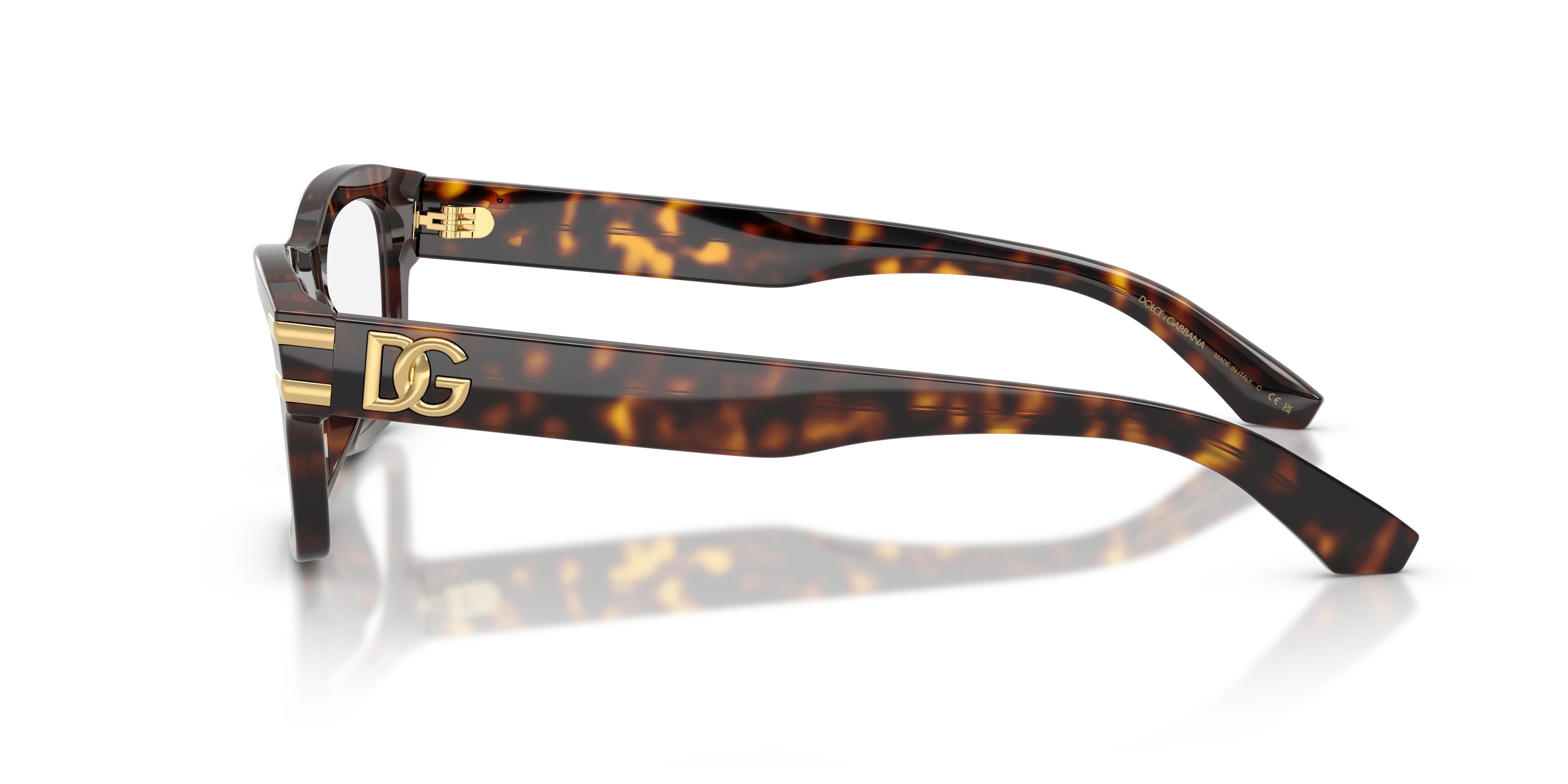 Dolce & Gabbana DG3454 502 Montature da vista Acetato Tartaruga Trasparente Squadrata Normale - immagine 4