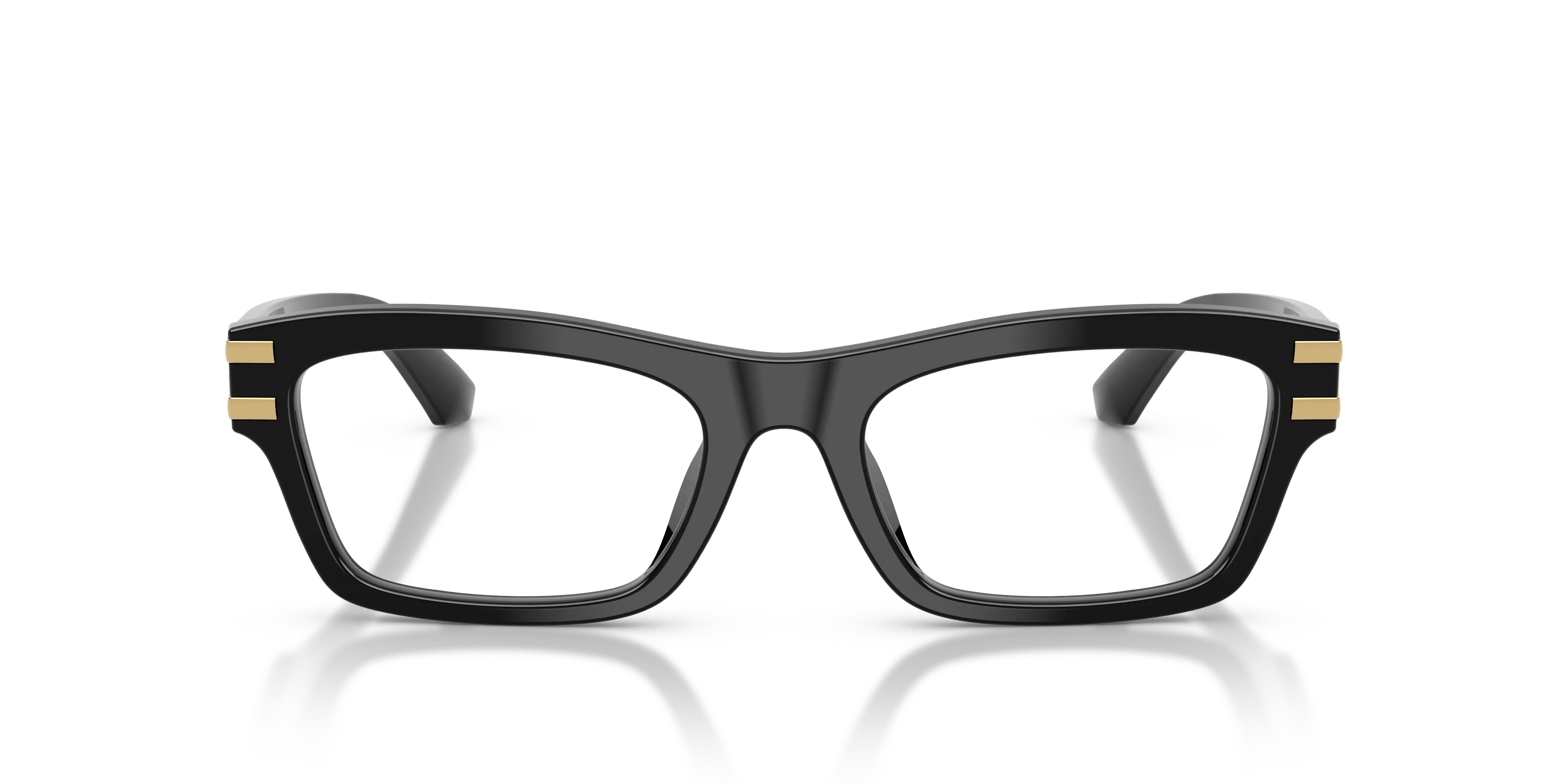 Dolce & Gabbana DG3454 501 Montature da vista Acetato Nero Trasparente Squadrata Normale - immagine 3