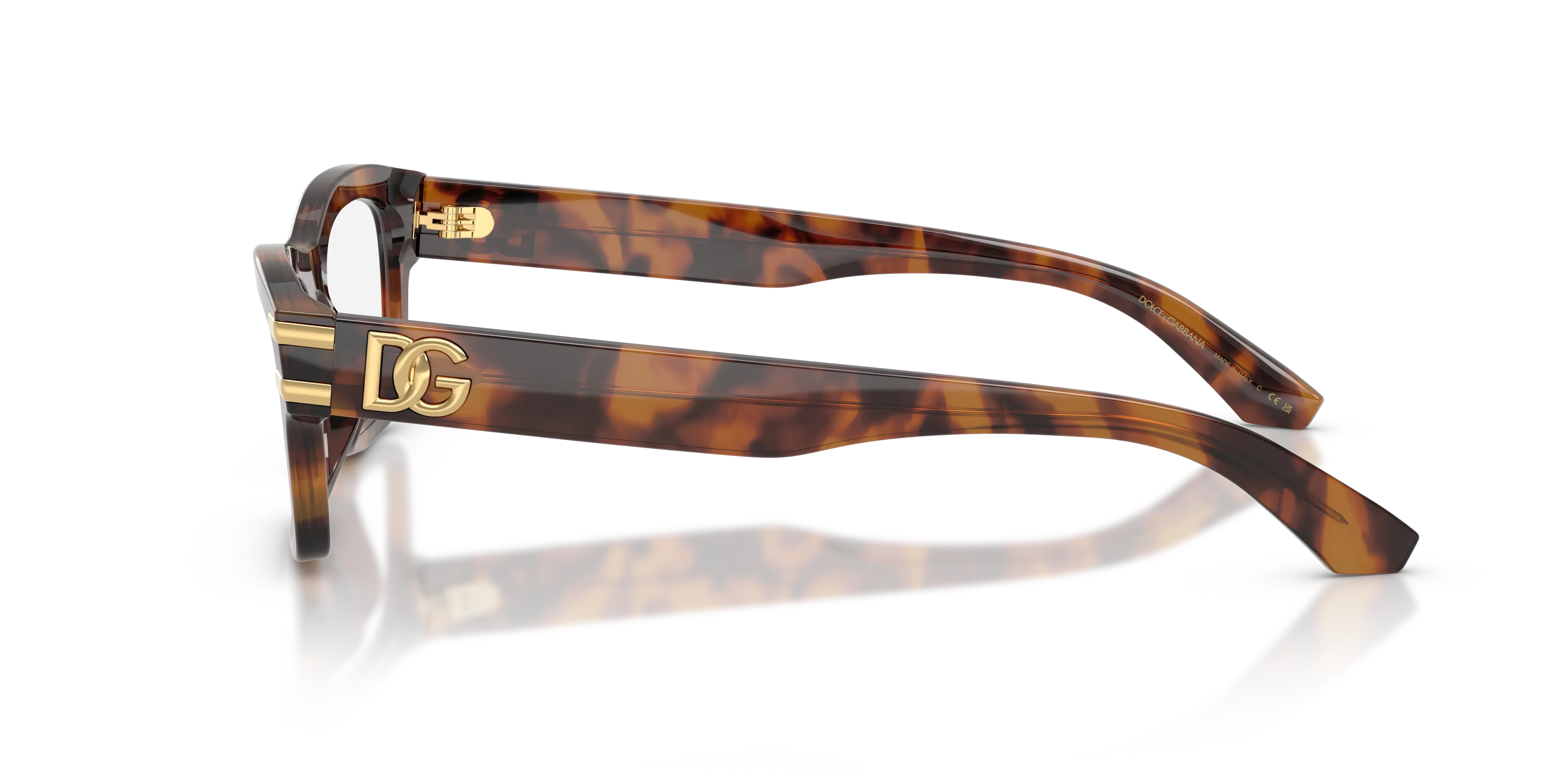 Dolce & Gabbana DG3454 3497 Montature da vista Acetato Tartaruga Trasparente Squadrata Normale - immagine 4