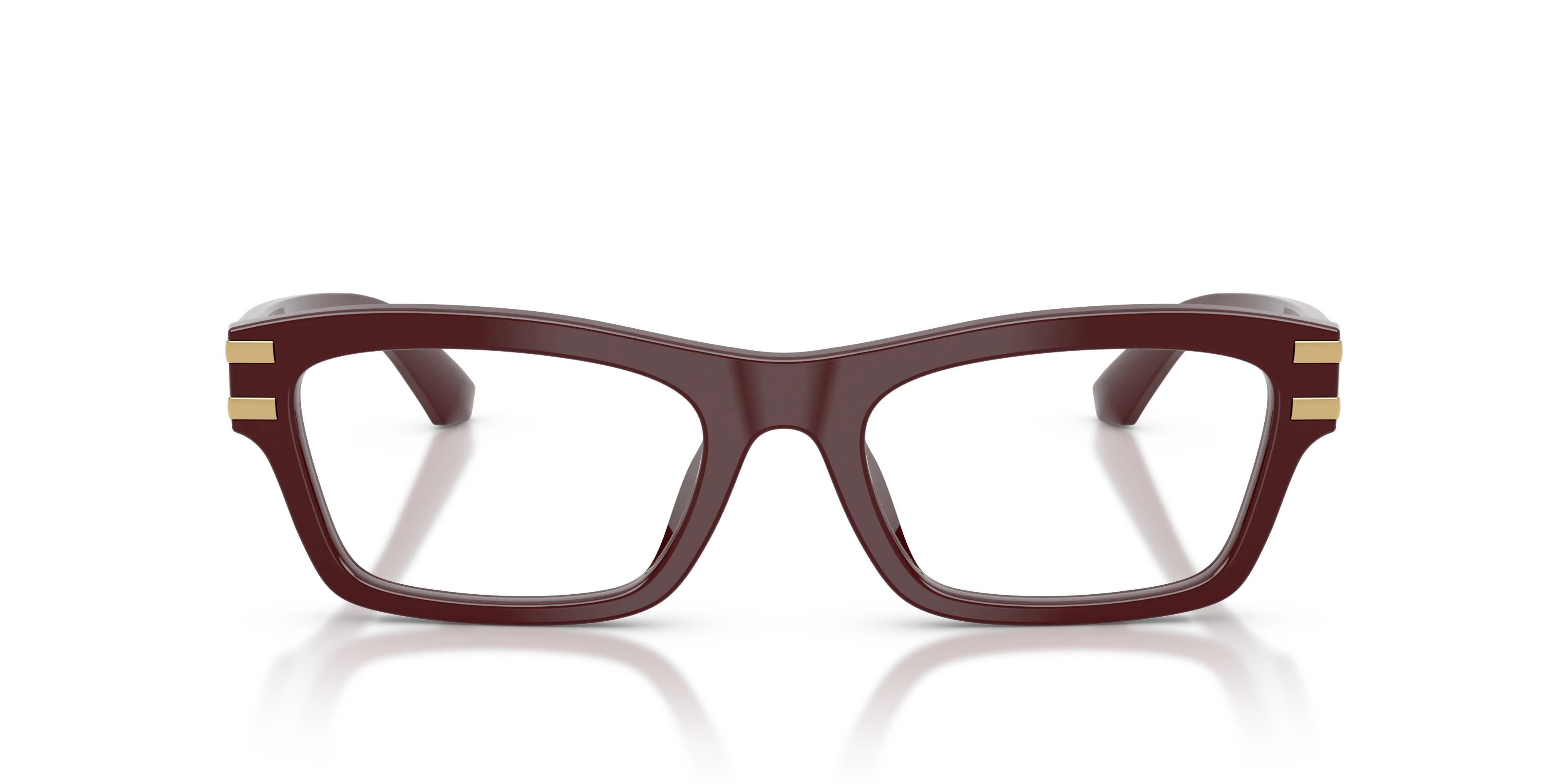 Dolce & Gabbana DG3454 3091 Montature da vista Acetato Rosso Trasparente Squadrata Normale - immagine 3