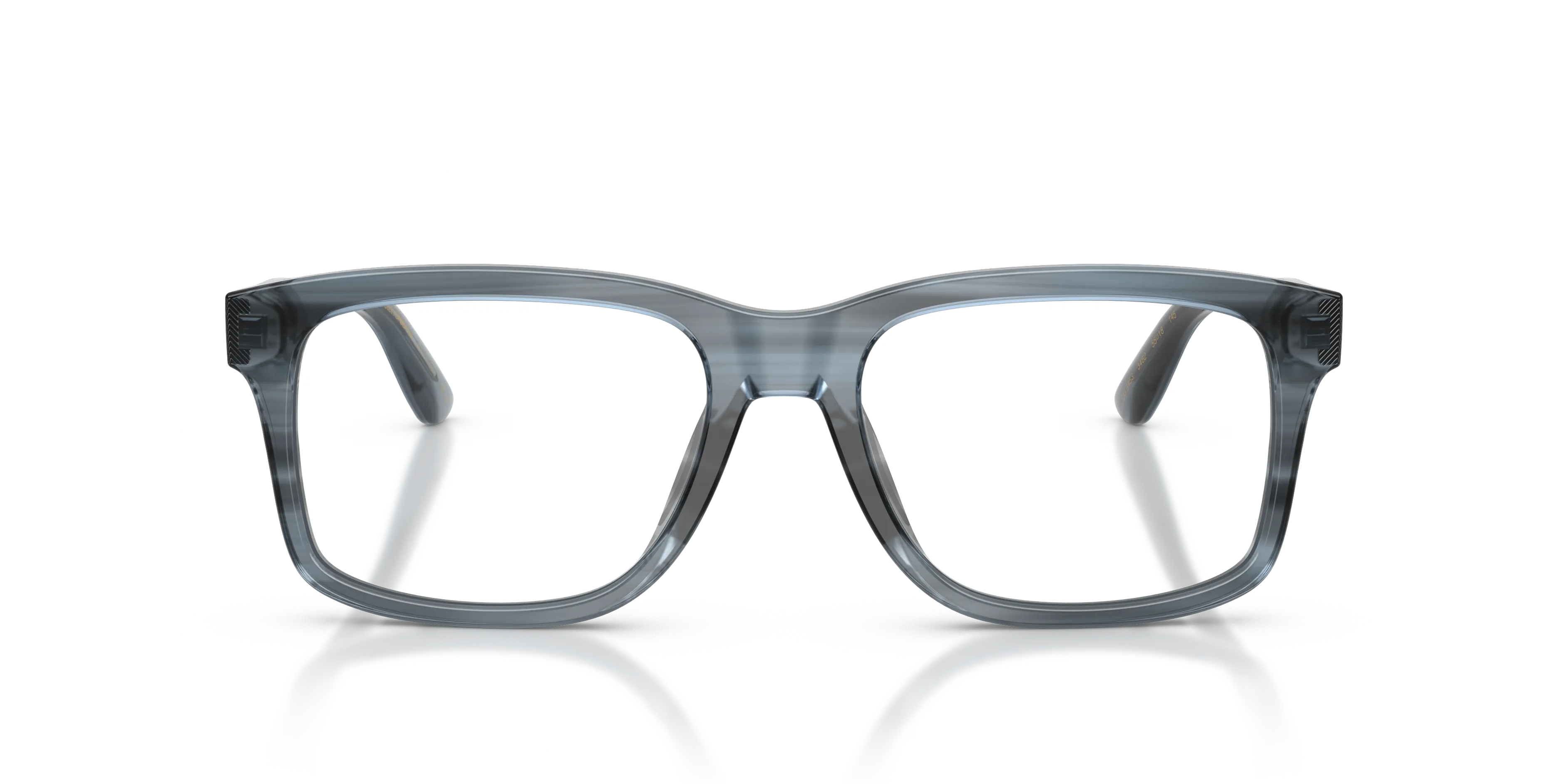 Dolce & Gabbana DG3453 3482 Montature da vista Acetato Blu Trasparente Squadrata Normale - immagine 3