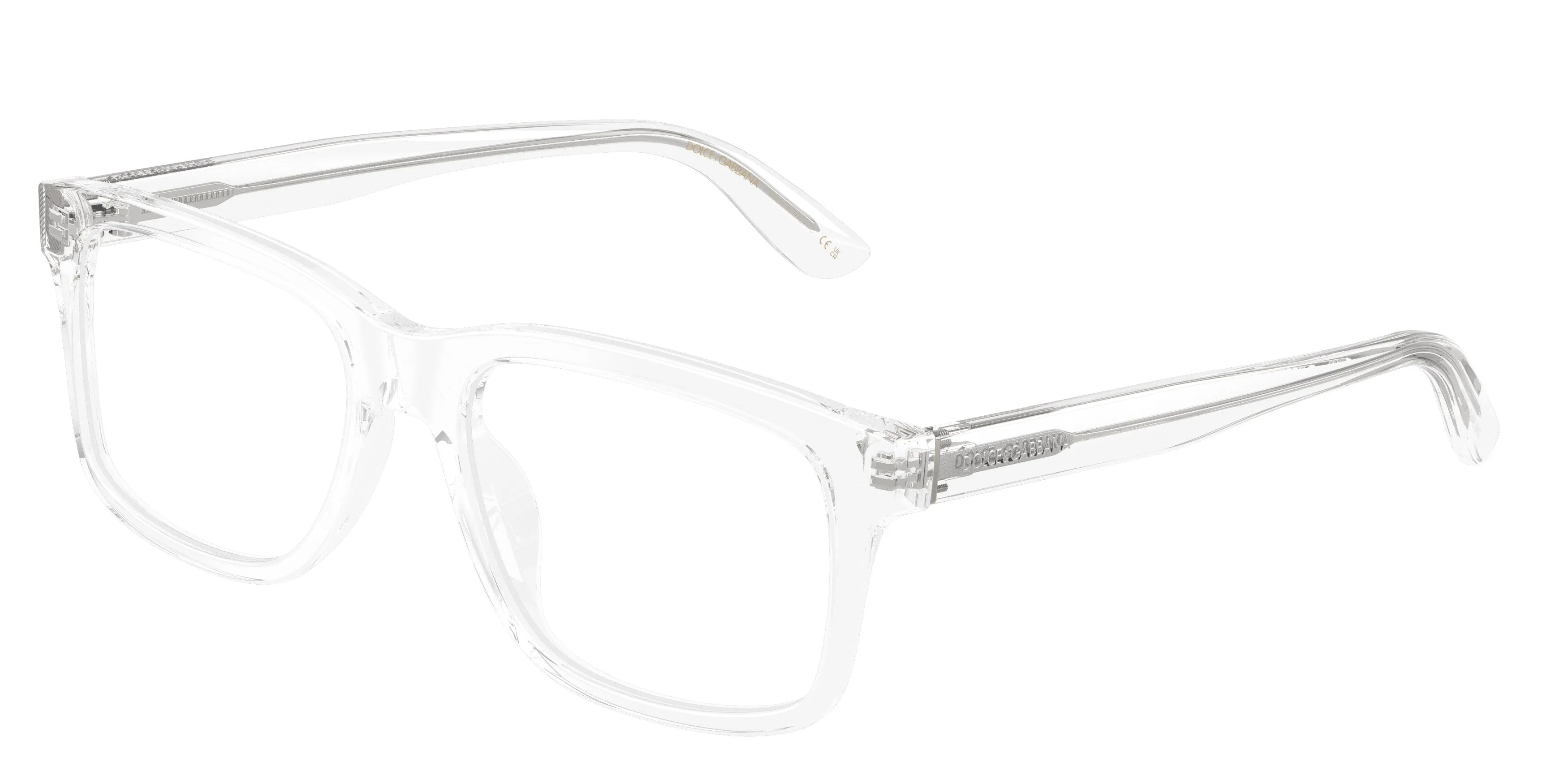 Dolce & Gabbana DG3453 3133 Montature da vista Acetato Trasparente Trasparente Squadrata Normale - immagine 1