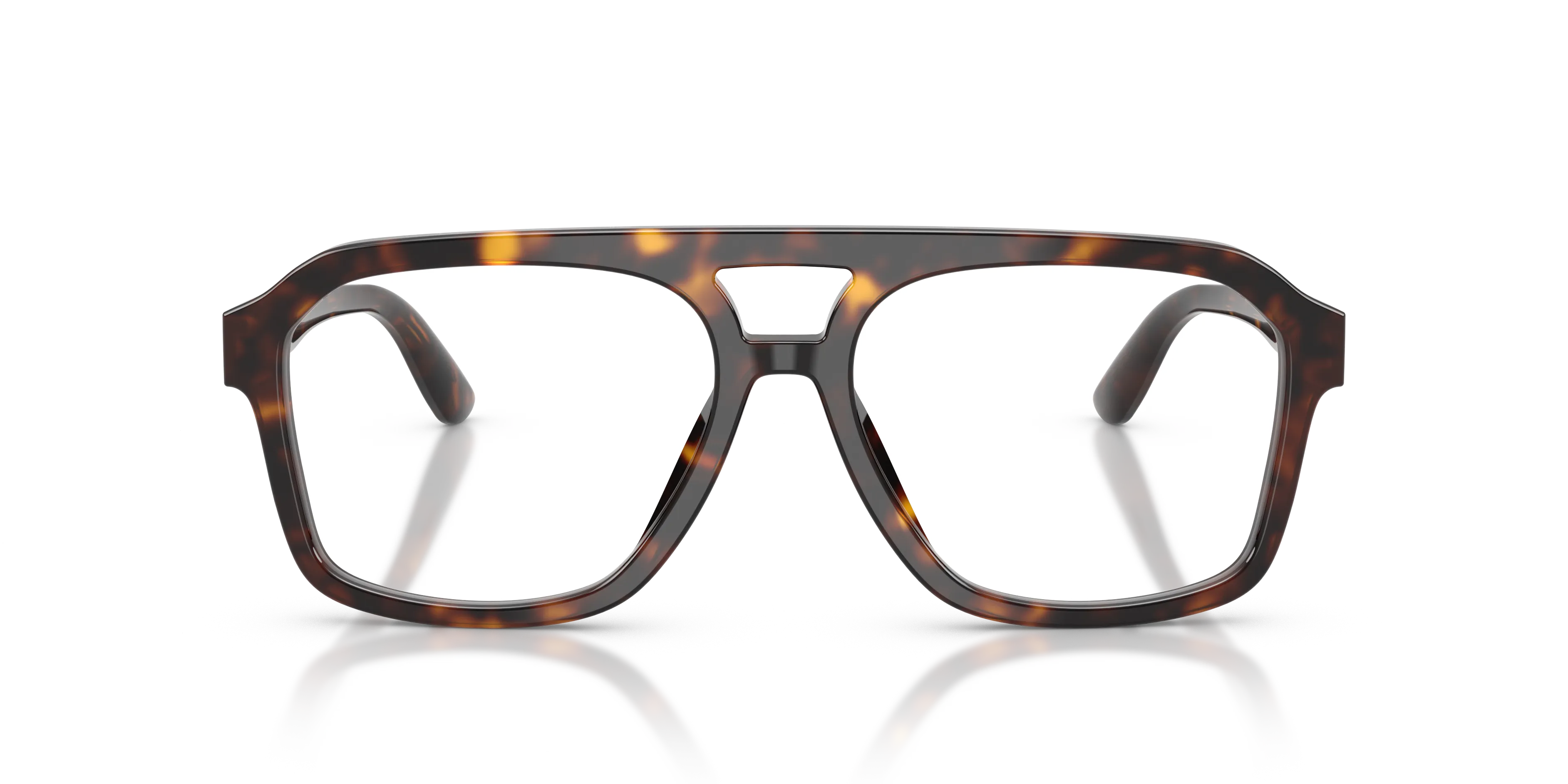 Dolce & Gabbana DG3452 502 Montature da vista Acetato Tartaruga Trasparente Pilot Normale - immagine 3