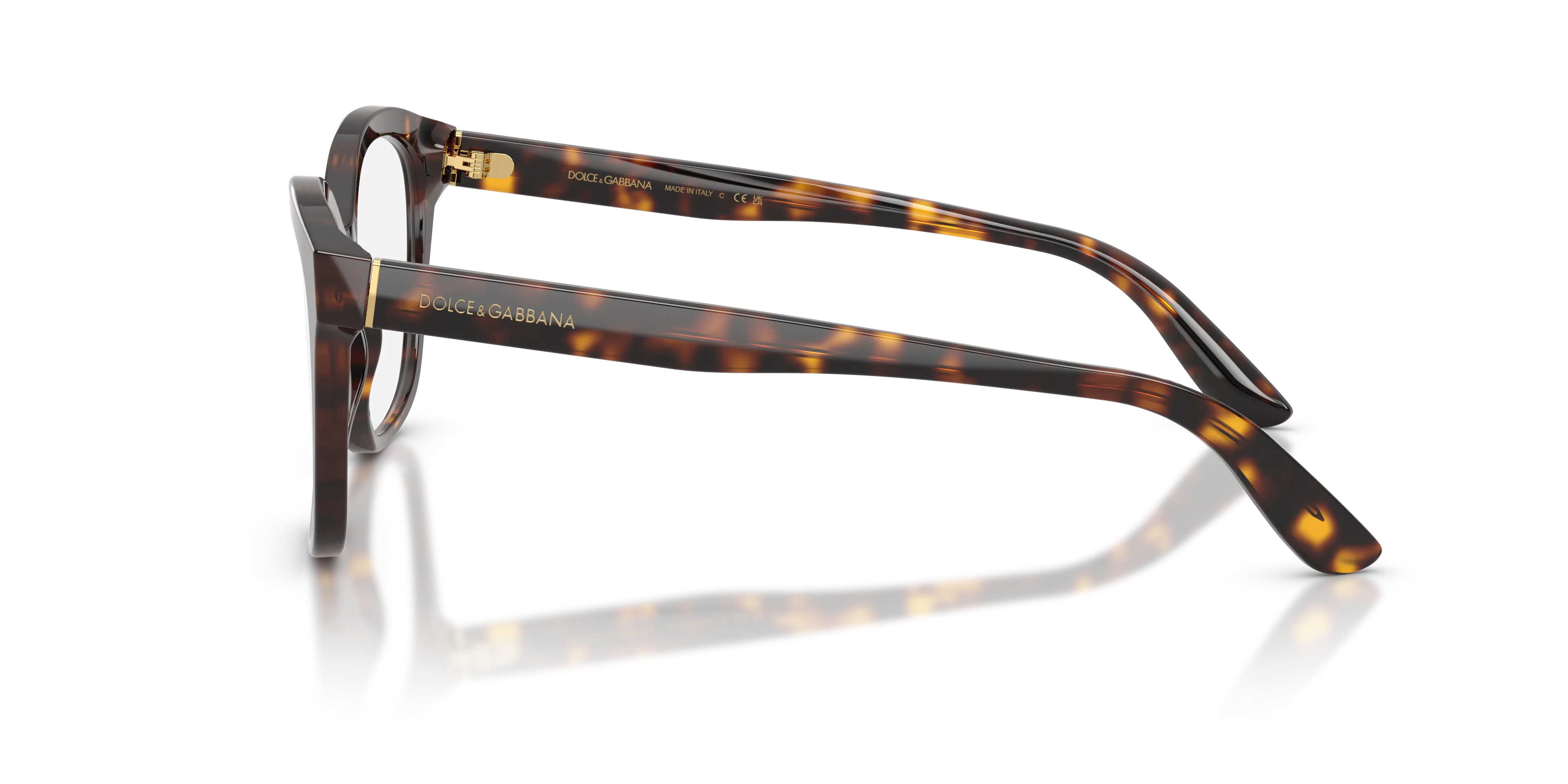 Dolce & Gabbana DG3451 502 Montature da vista Acetato Tartaruga Trasparente Farfalla Normale - immagine 4