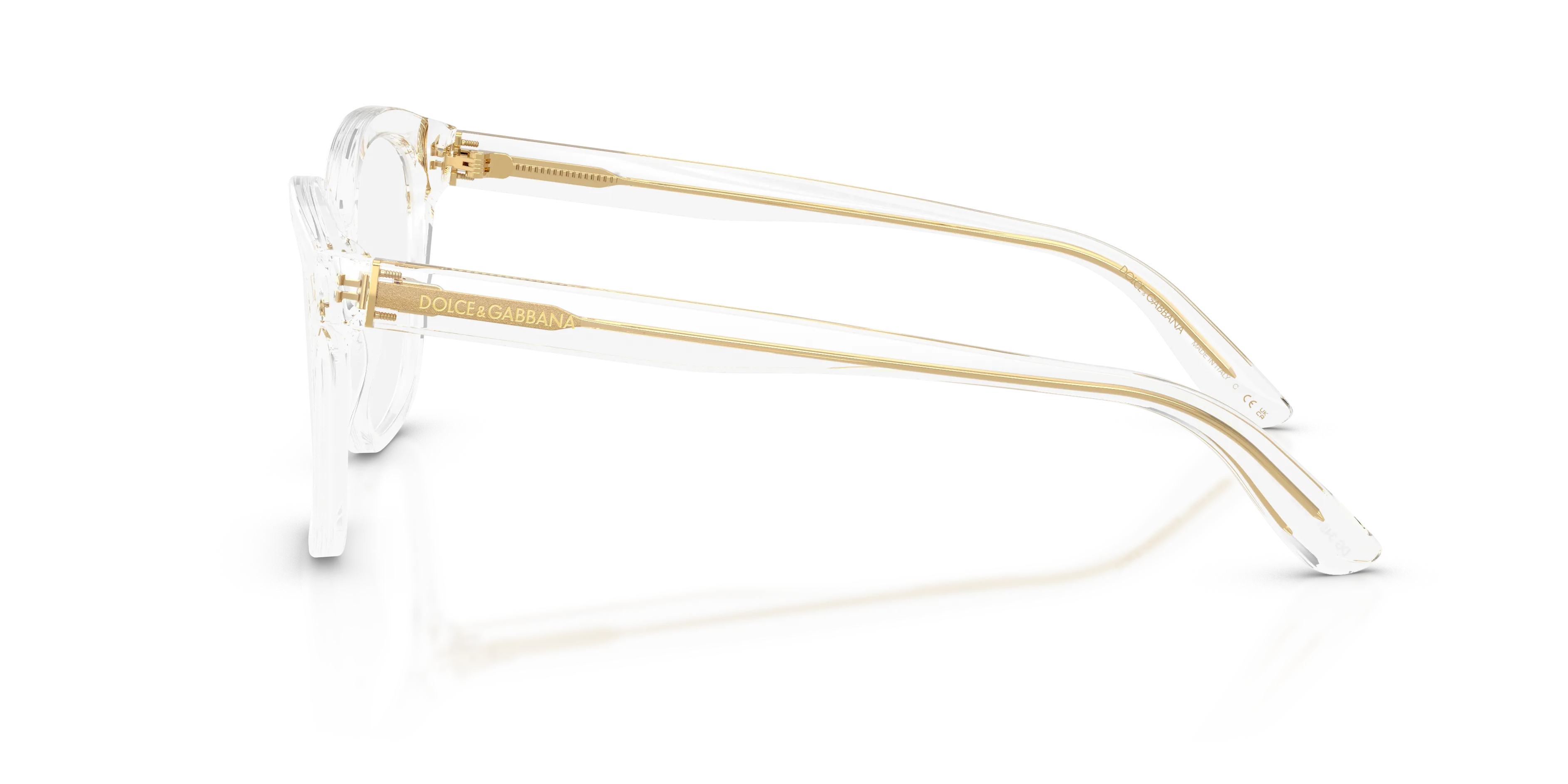 Dolce & Gabbana DG3451 3133 Montature da vista Acetato Trasparente Trasparente Farfalla Normale - immagine 4