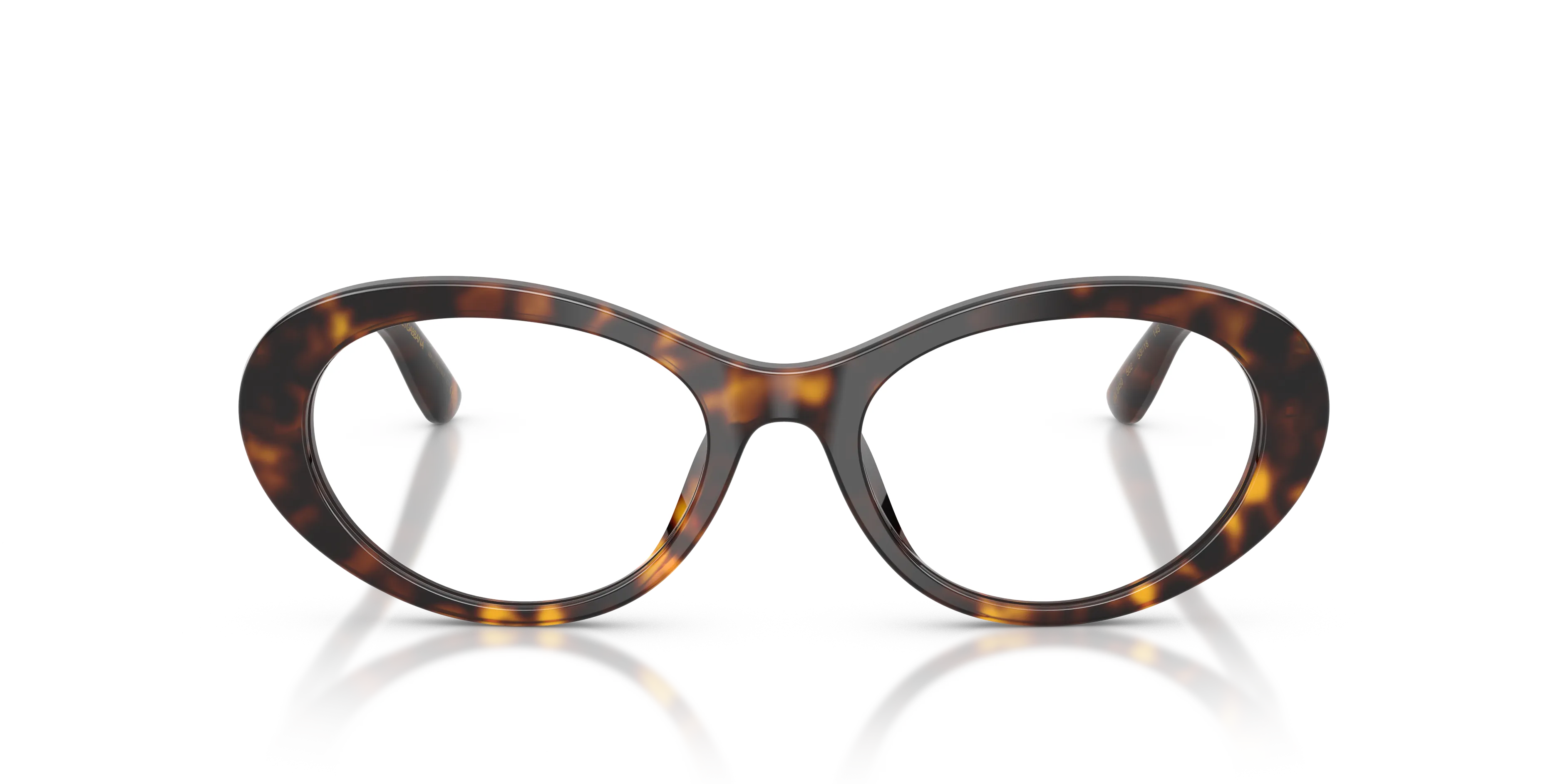 Dolce & Gabbana DG3450 502 Montature da vista Acetato Tartaruga Trasparente Rotonda Normale - immagine 3
