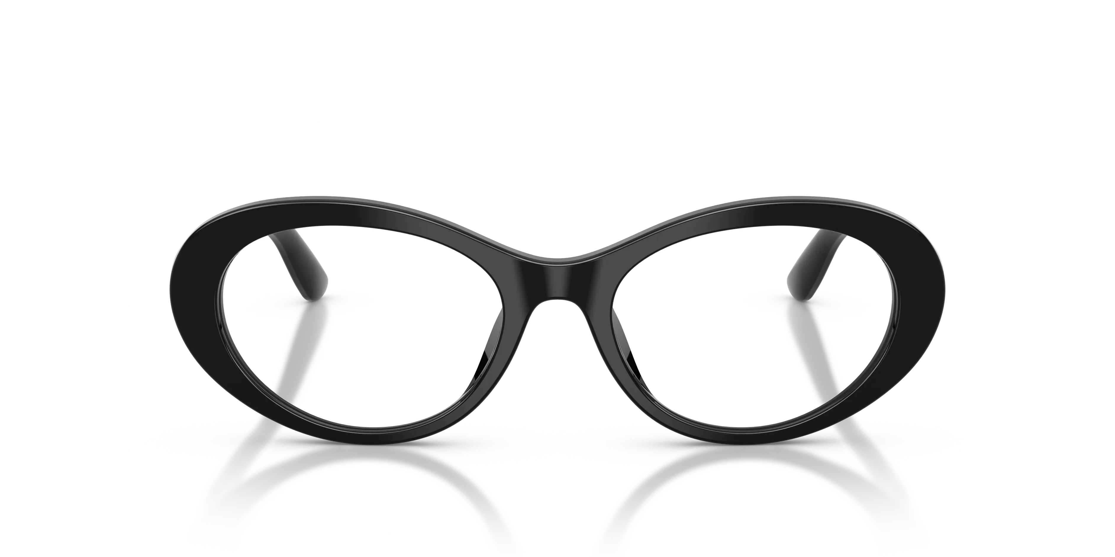 Dolce & Gabbana DG3450 501 Montature da vista Acetato Nero Trasparente Rotonda Normale - immagine 3