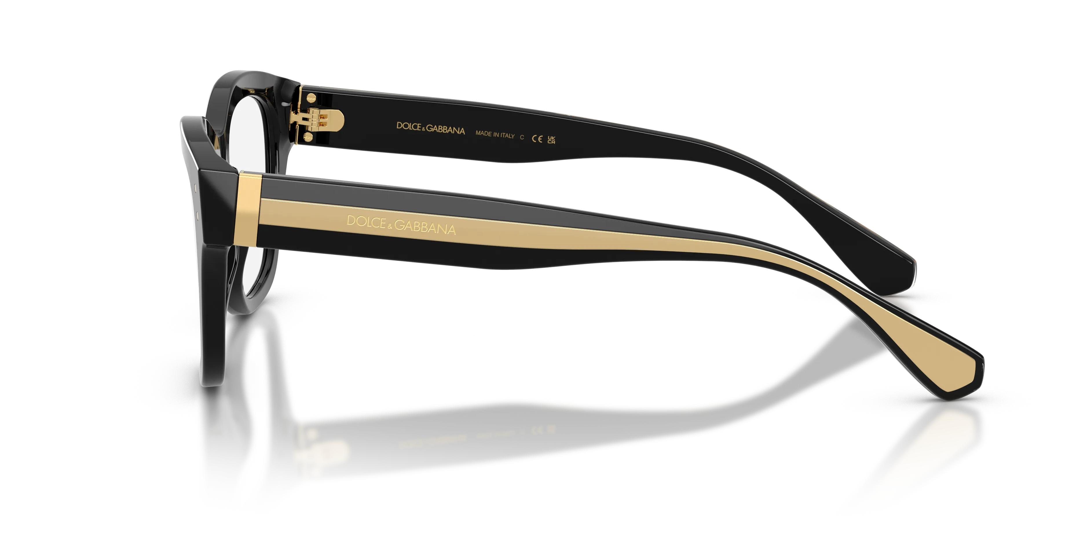 Dolce & Gabbana DG3449 3501 Montature da vista Acetato Viola Trasparente Squadrata Normale - immagine 4