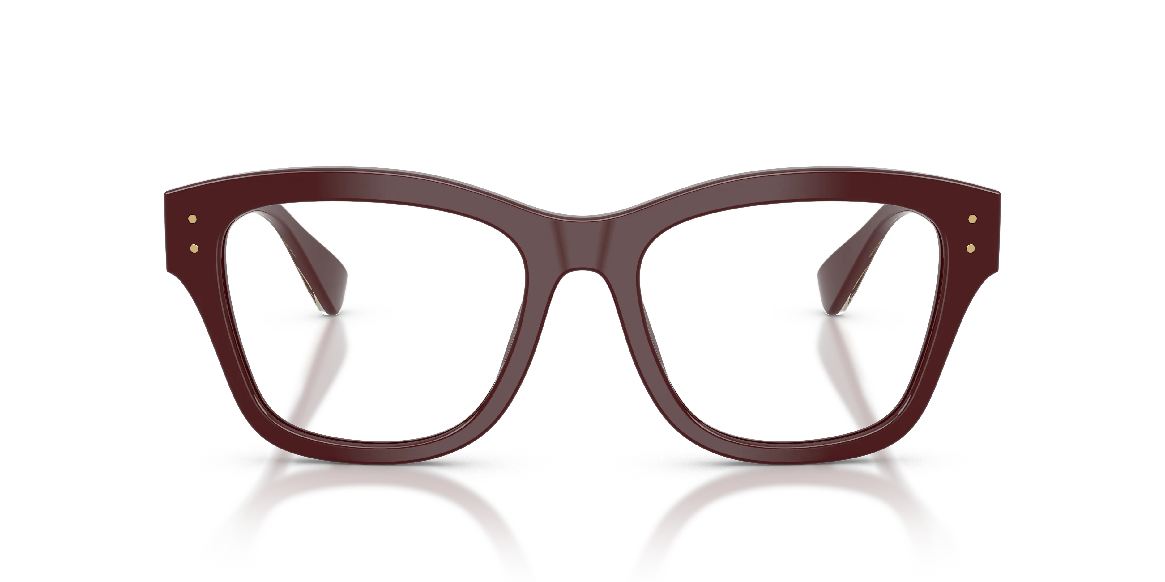 Dolce & Gabbana DG3449 3091 Montature da vista Acetato Rosso Trasparente Squadrata Normale - immagine 3