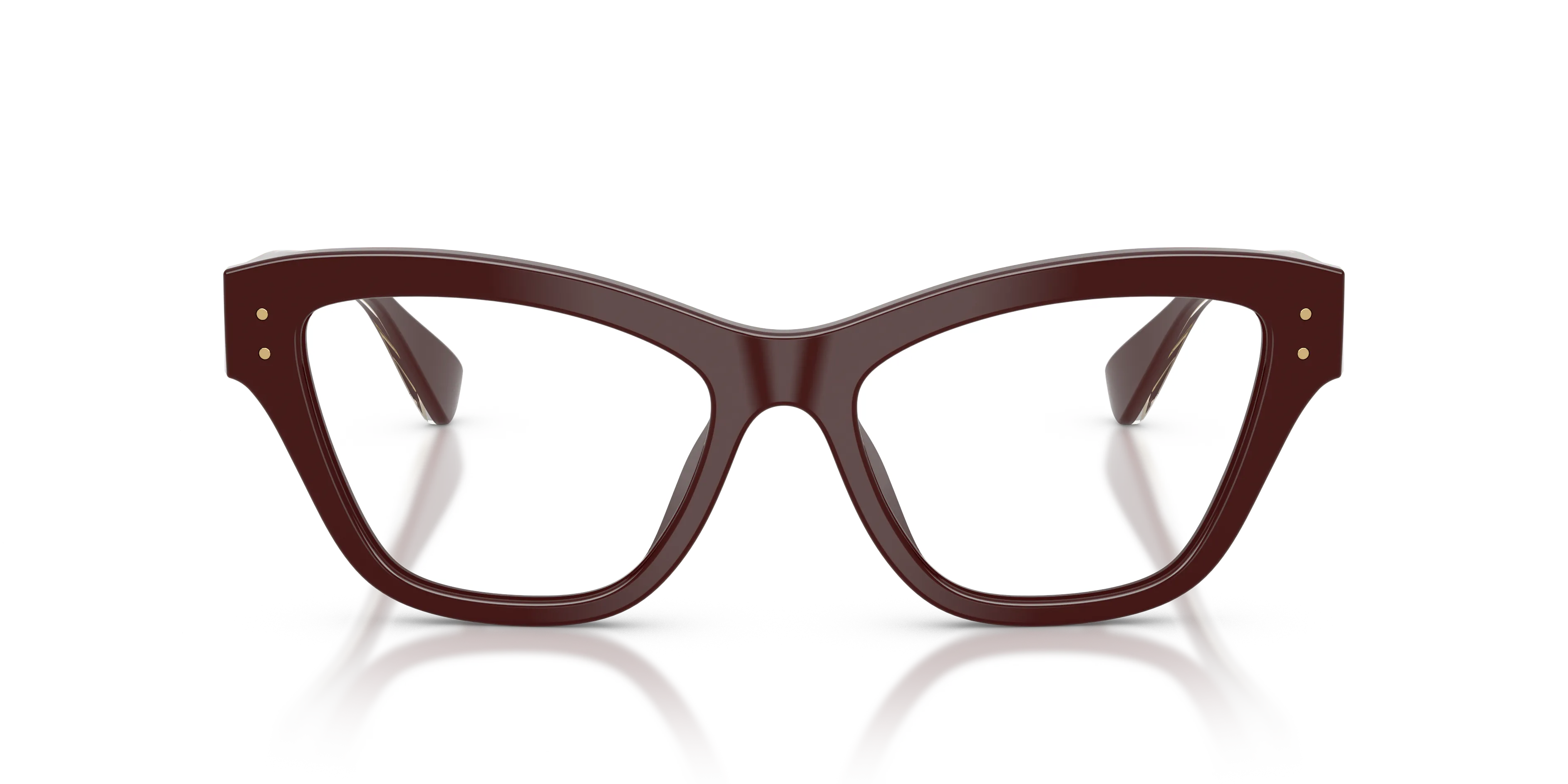 Dolce & Gabbana DG3448 3503 Montature da vista Acetato Marrone Trasparente Cat Eye Normale - immagine 3