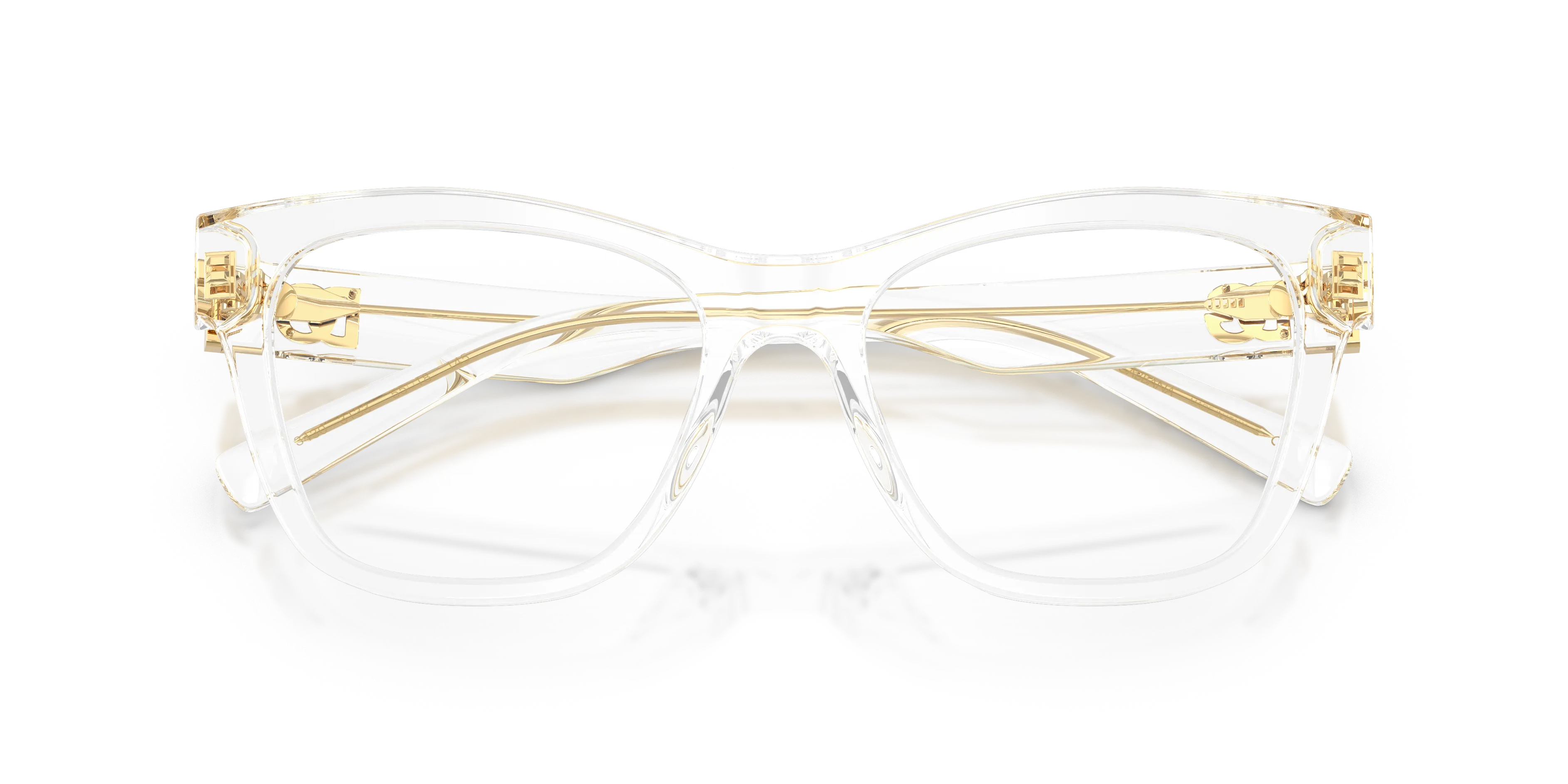 Dolce & Gabbana DG3430 3133 Montature da vista Acetato Trasparente Trasparente Squadrata Normale - immagine 2