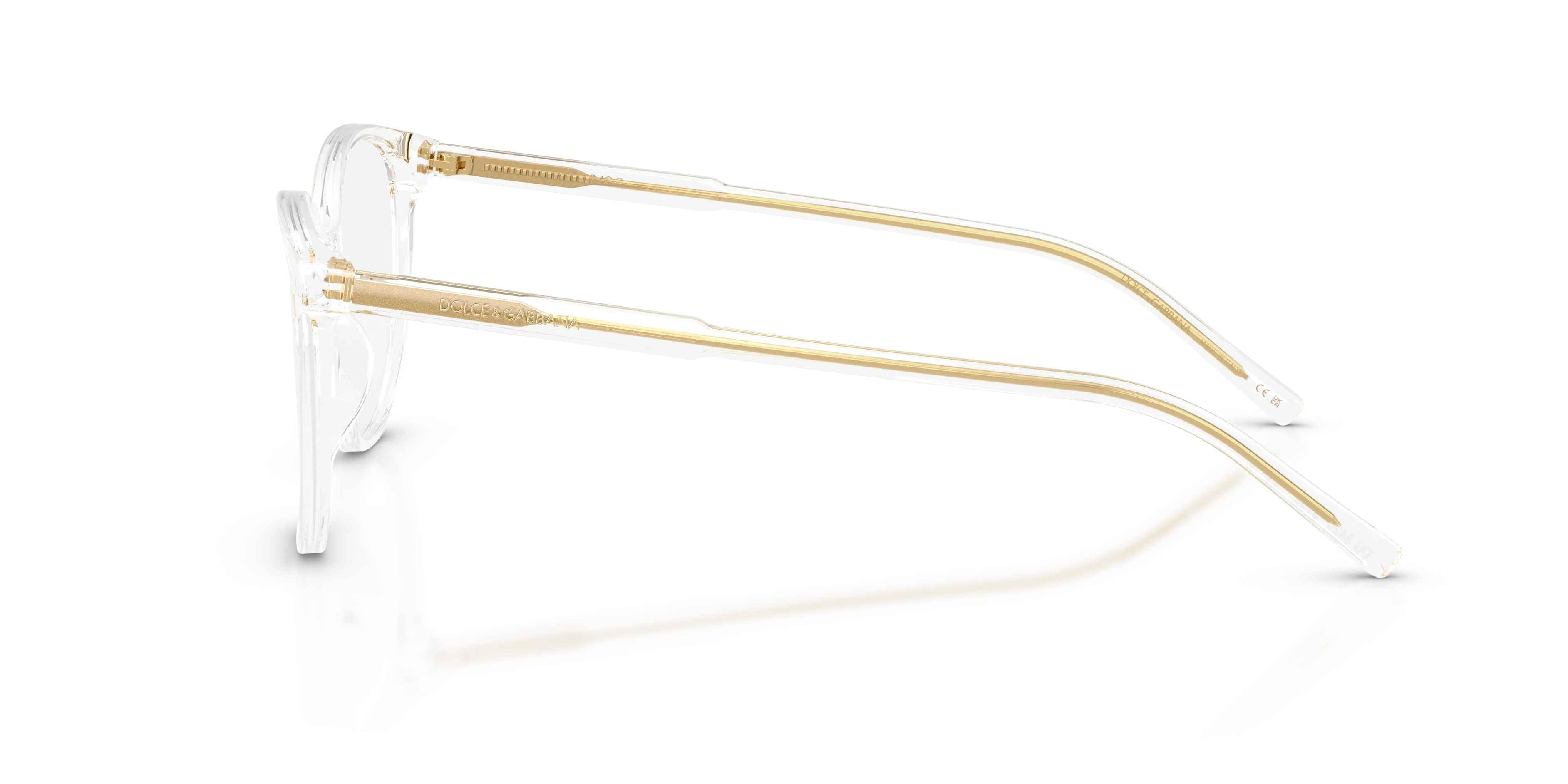 Dolce & Gabbana DG3425 3133 Montature da vista Acetato Trasparente Trasparente Farfalla Normale - immagine 4