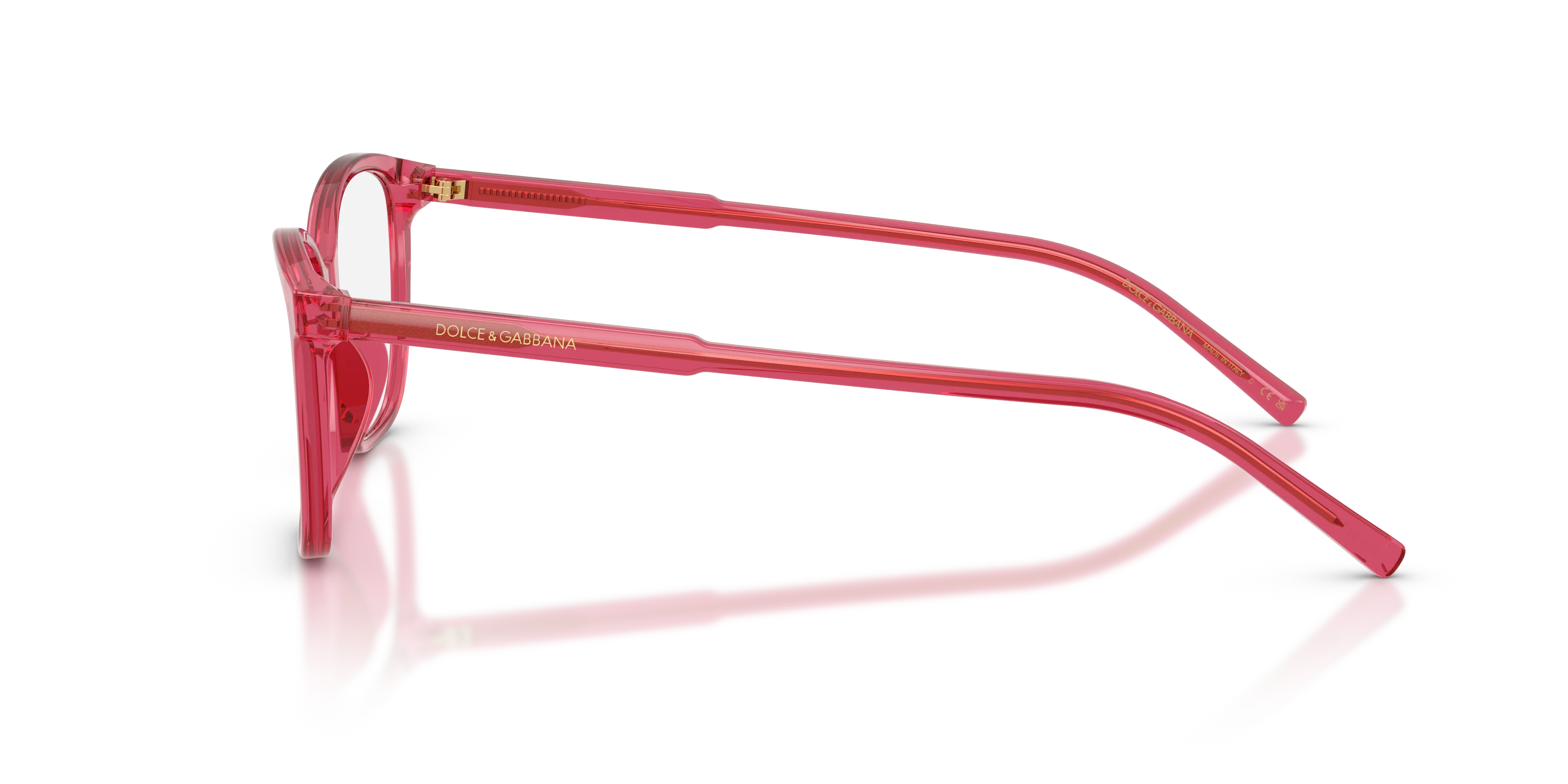 Dolce & Gabbana DG3424 1754 Montature da vista Acetato Viola Trasparente Squadrata Normale - immagine 4