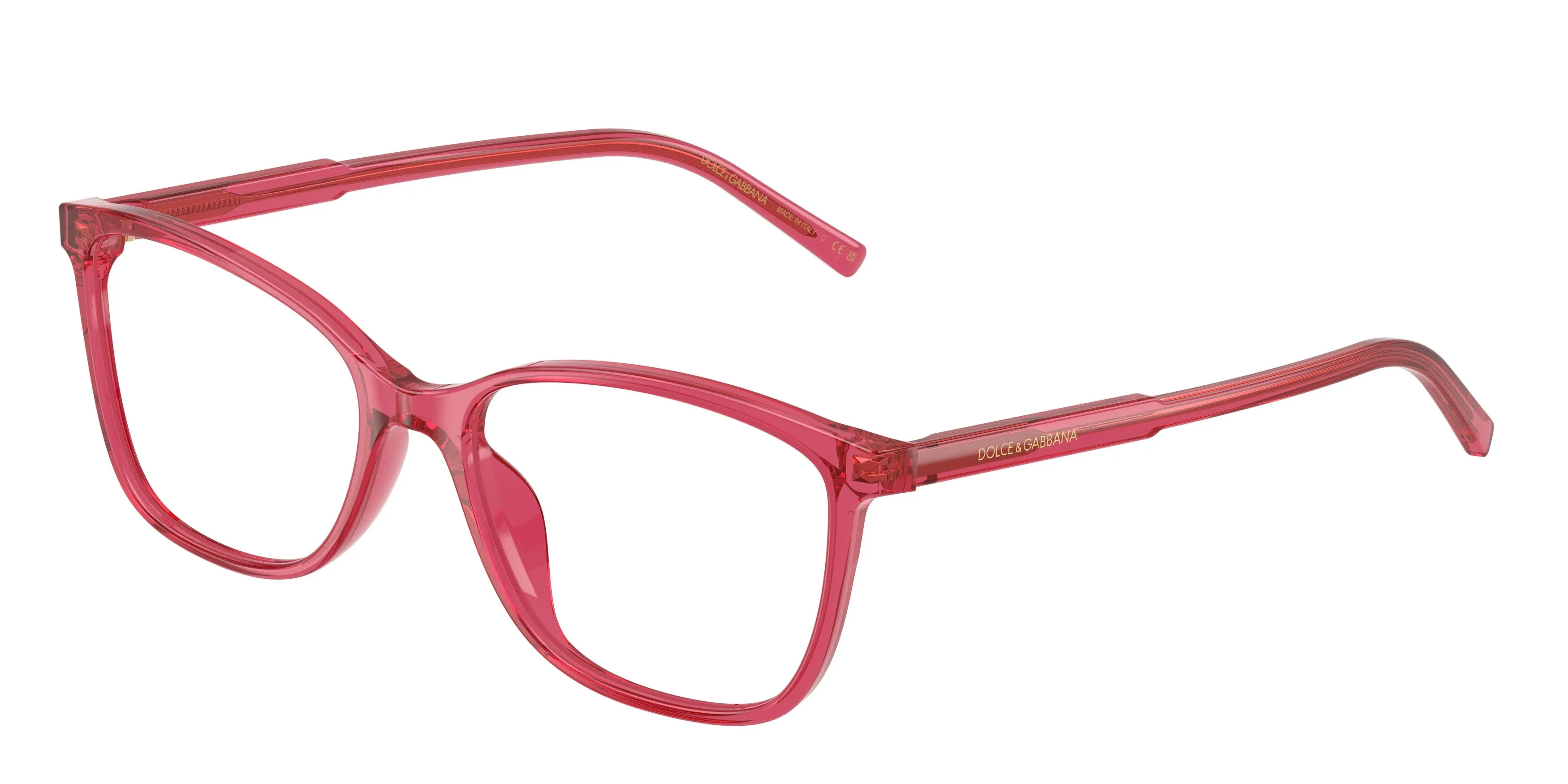Dolce & Gabbana DG3424 1754 Montature da vista Acetato Viola Trasparente Squadrata Normale - immagine 1