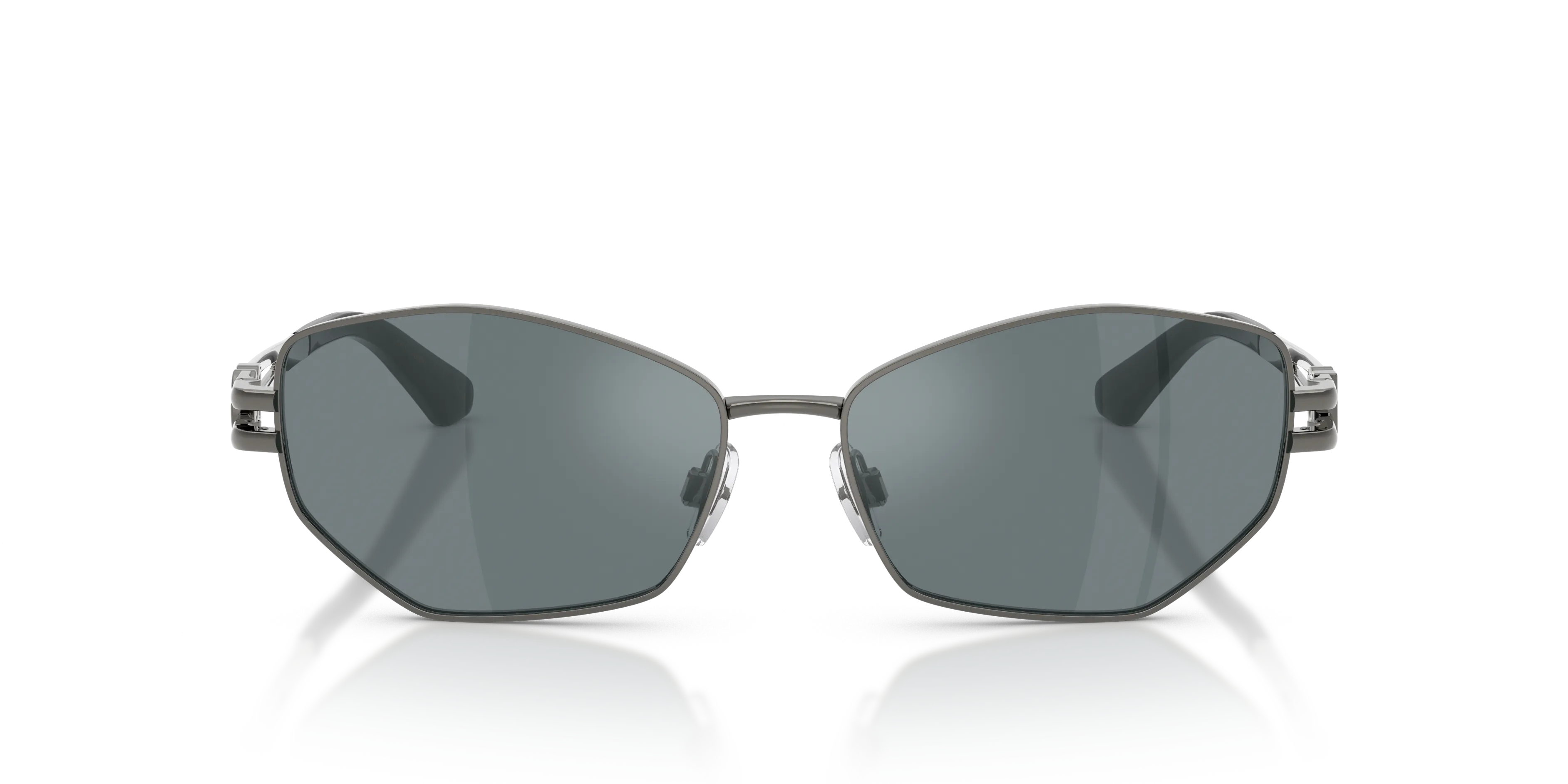 Dolce & Gabbana DG2338 12866G Occhiali da sole Metallo Grigio Grigio Farfalla Specchiate - immagine 3