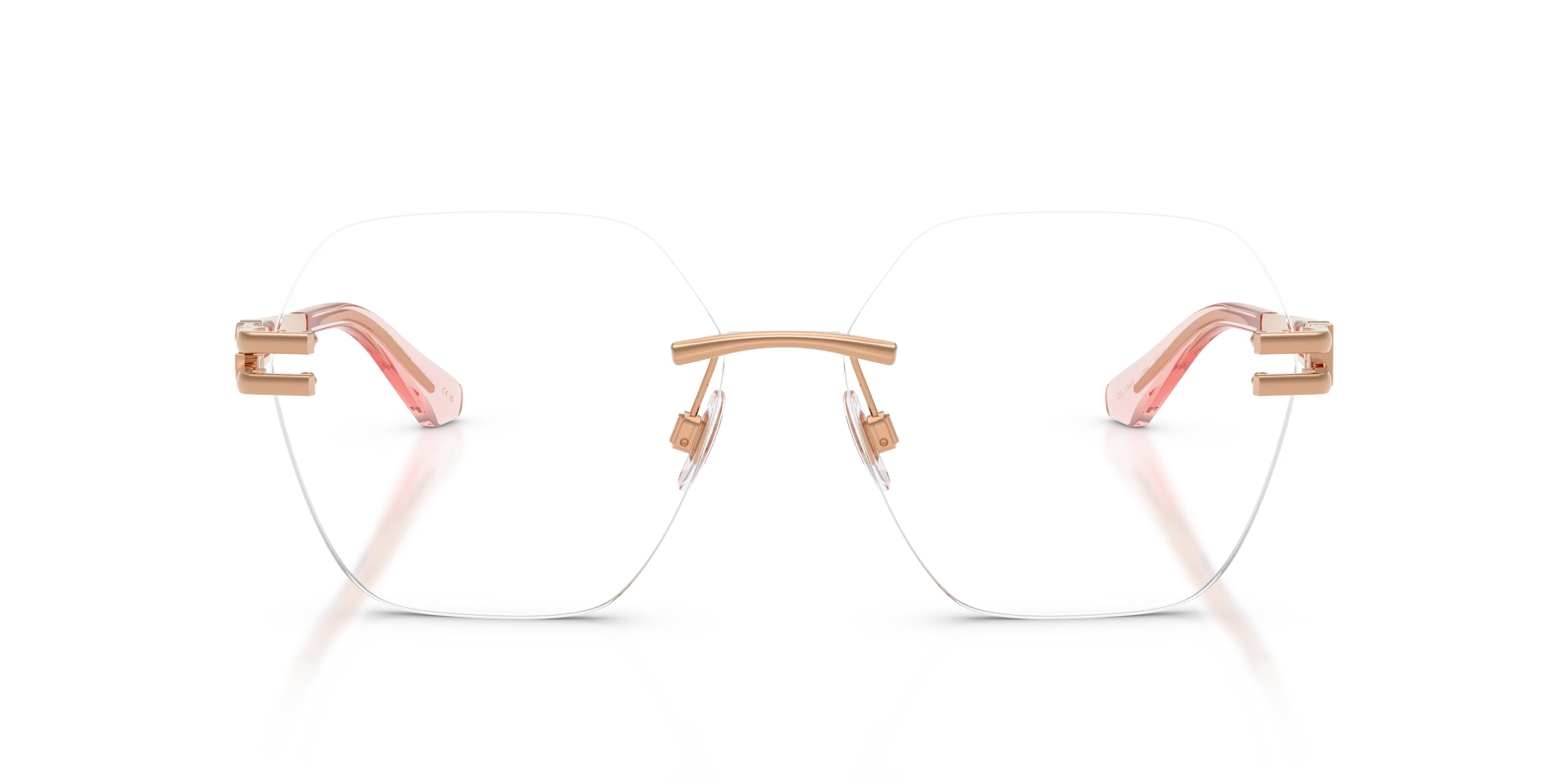 Dolce & Gabbana DG1369 1298 Montature da vista Metallo Oro Trasparente Farfalla Normale - immagine 3