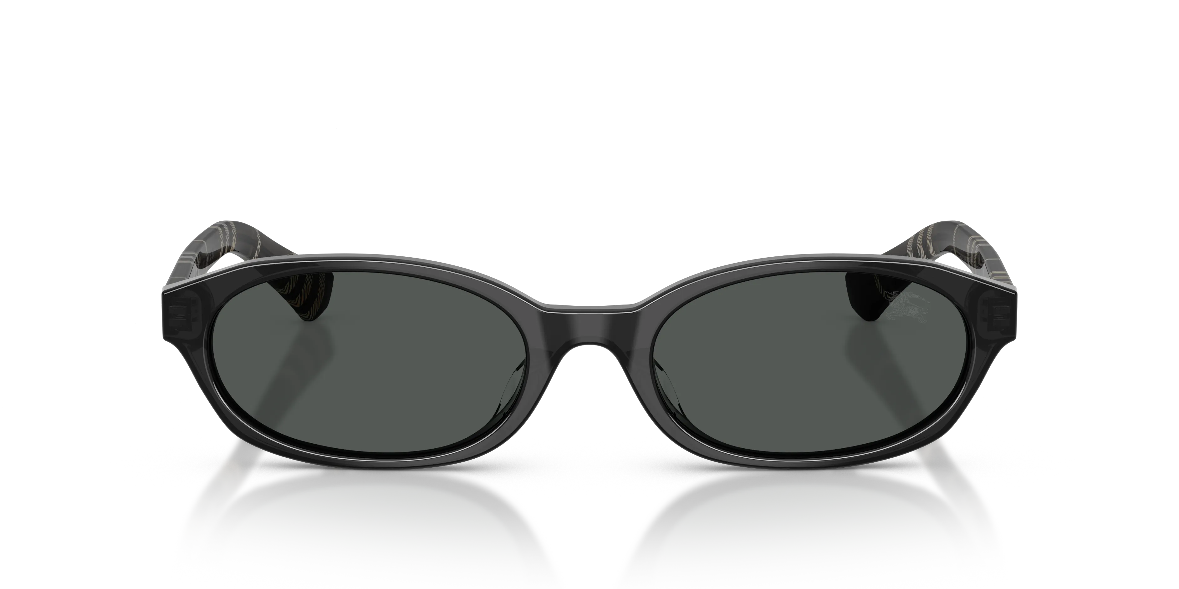 Burberry BE4508D 427087 Occhiali da sole Acetato Grigio Grigio Rotonda Normale - immagine 3