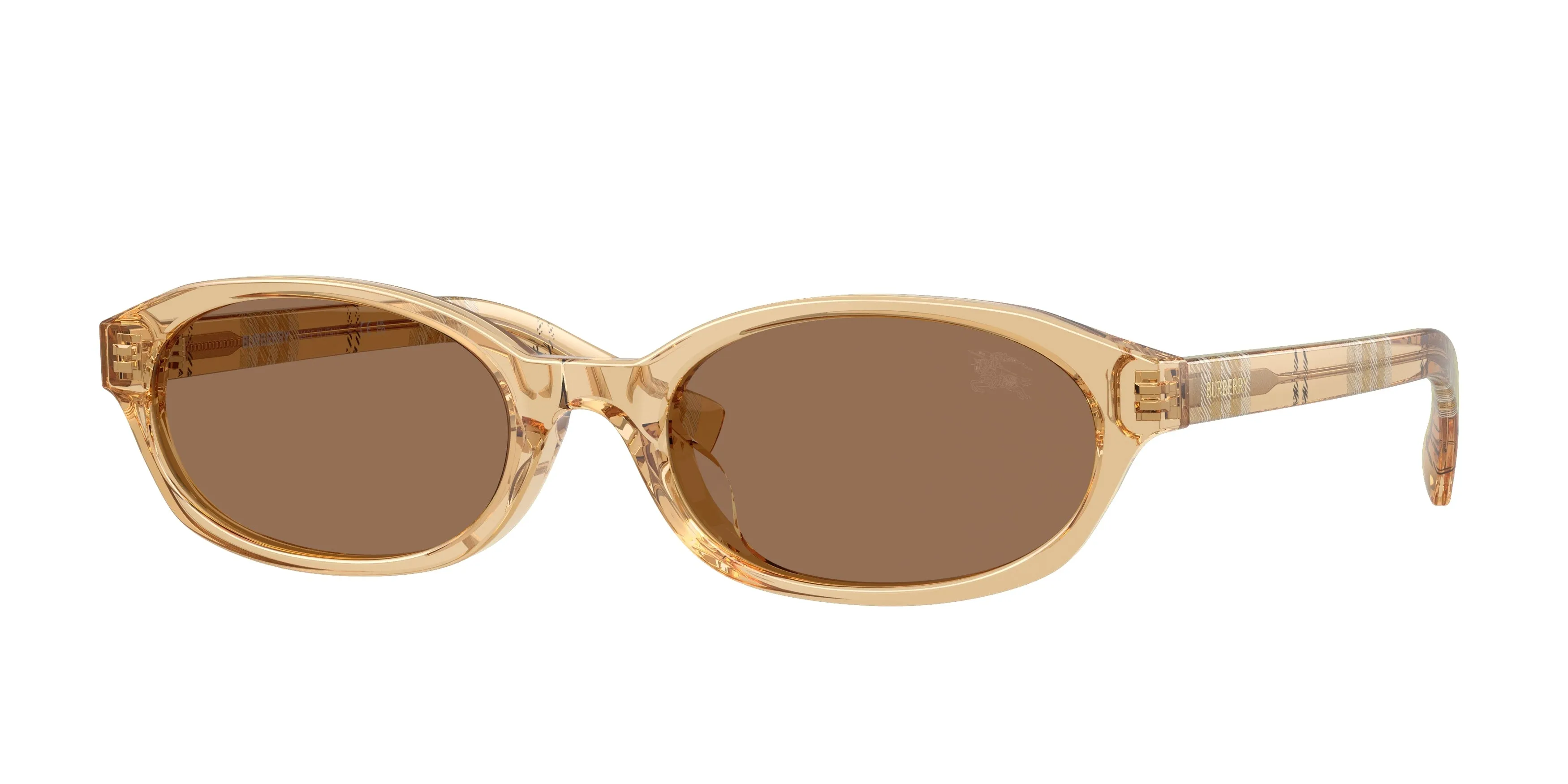 Burberry BE4508D 416773 Occhiali da sole Acetato Giallo Marrone Rotonda Normale - immagine 1