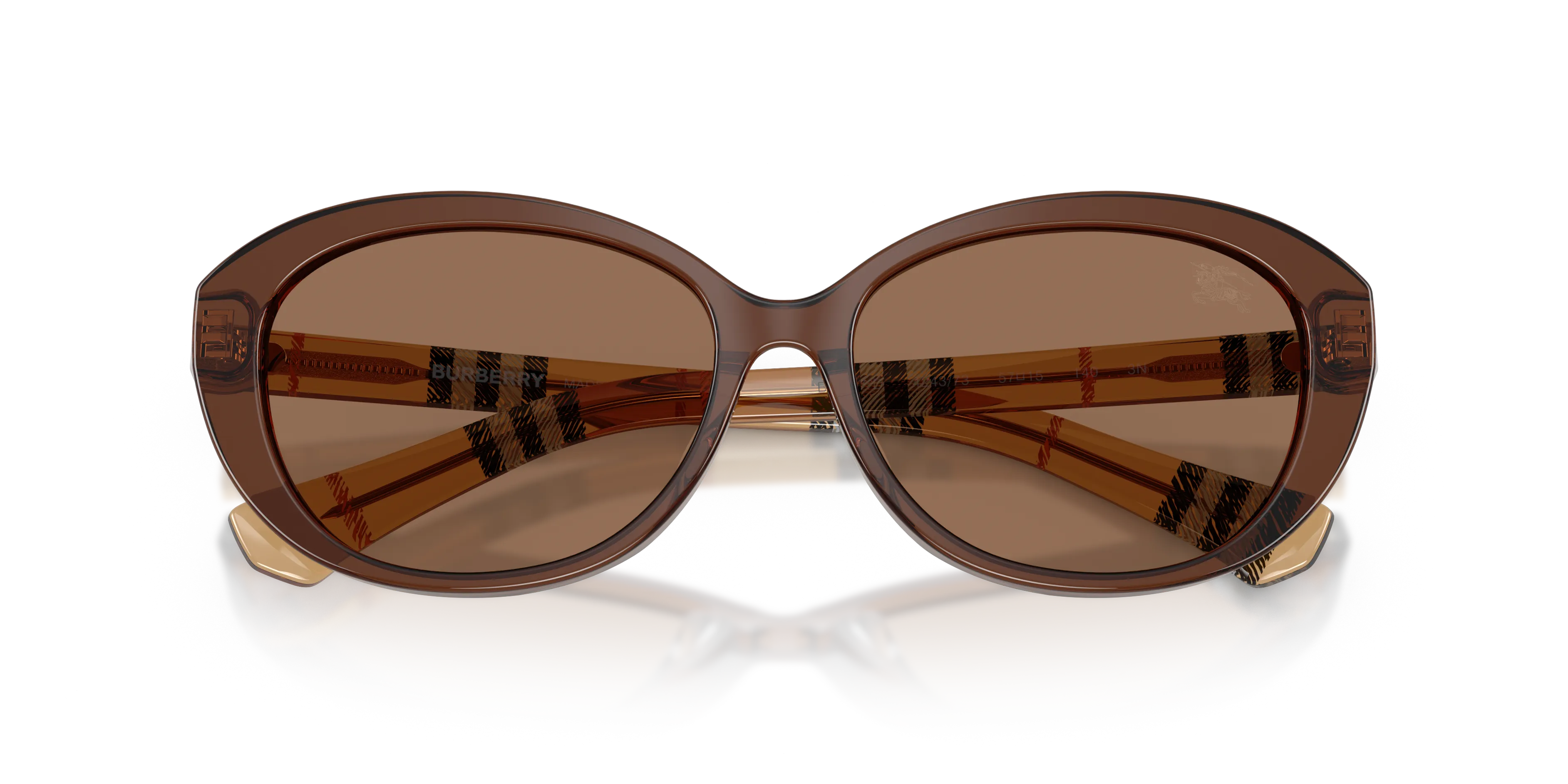 Burberry BE4507D 424373 Occhiali da sole Acetato Marrone Marrone Pillow Normale - immagine 2