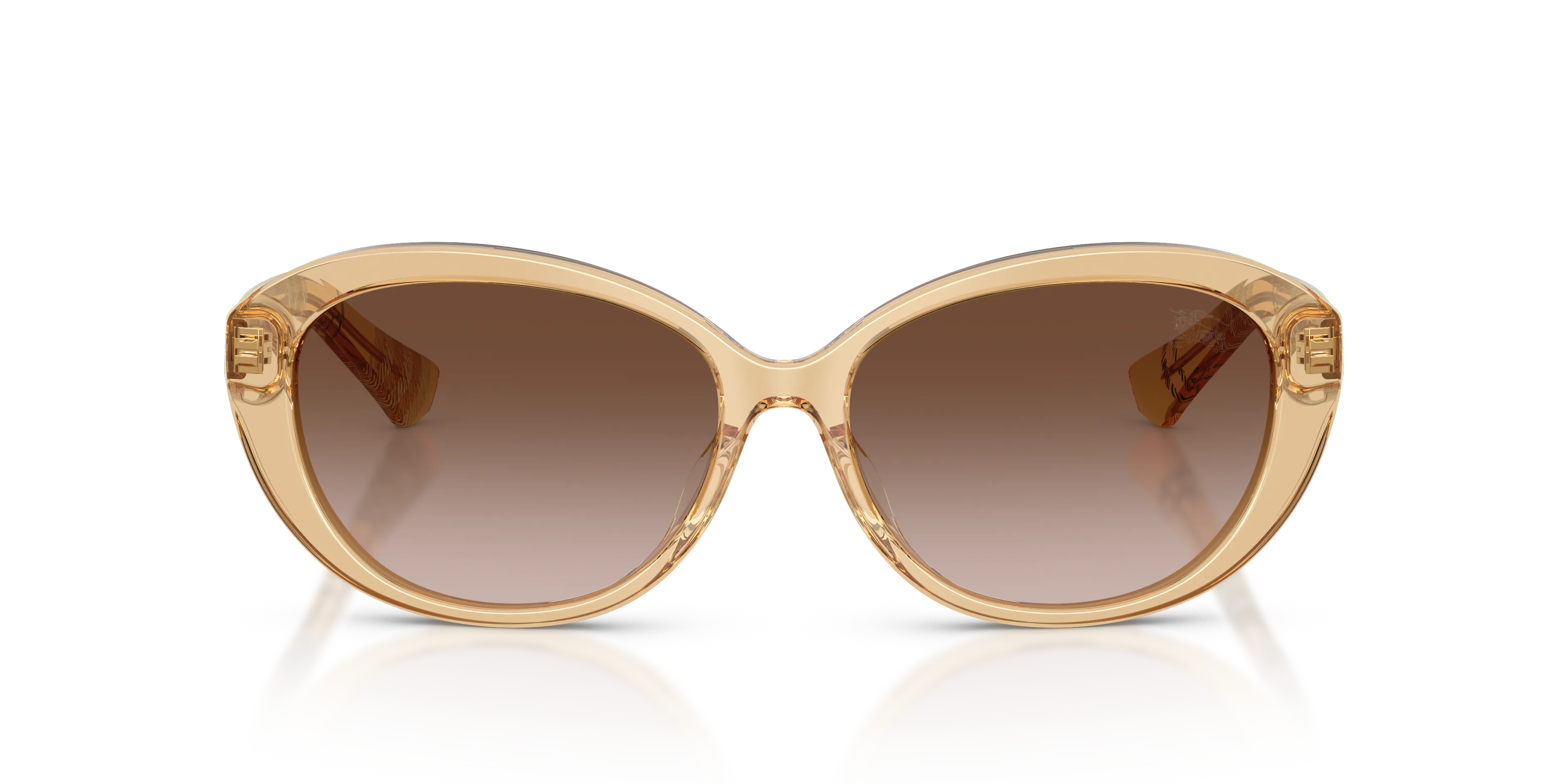 Burberry BE4507D 416713 Occhiali da sole Acetato Giallo Marrone Pillow Normale Sfumato - immagine 3