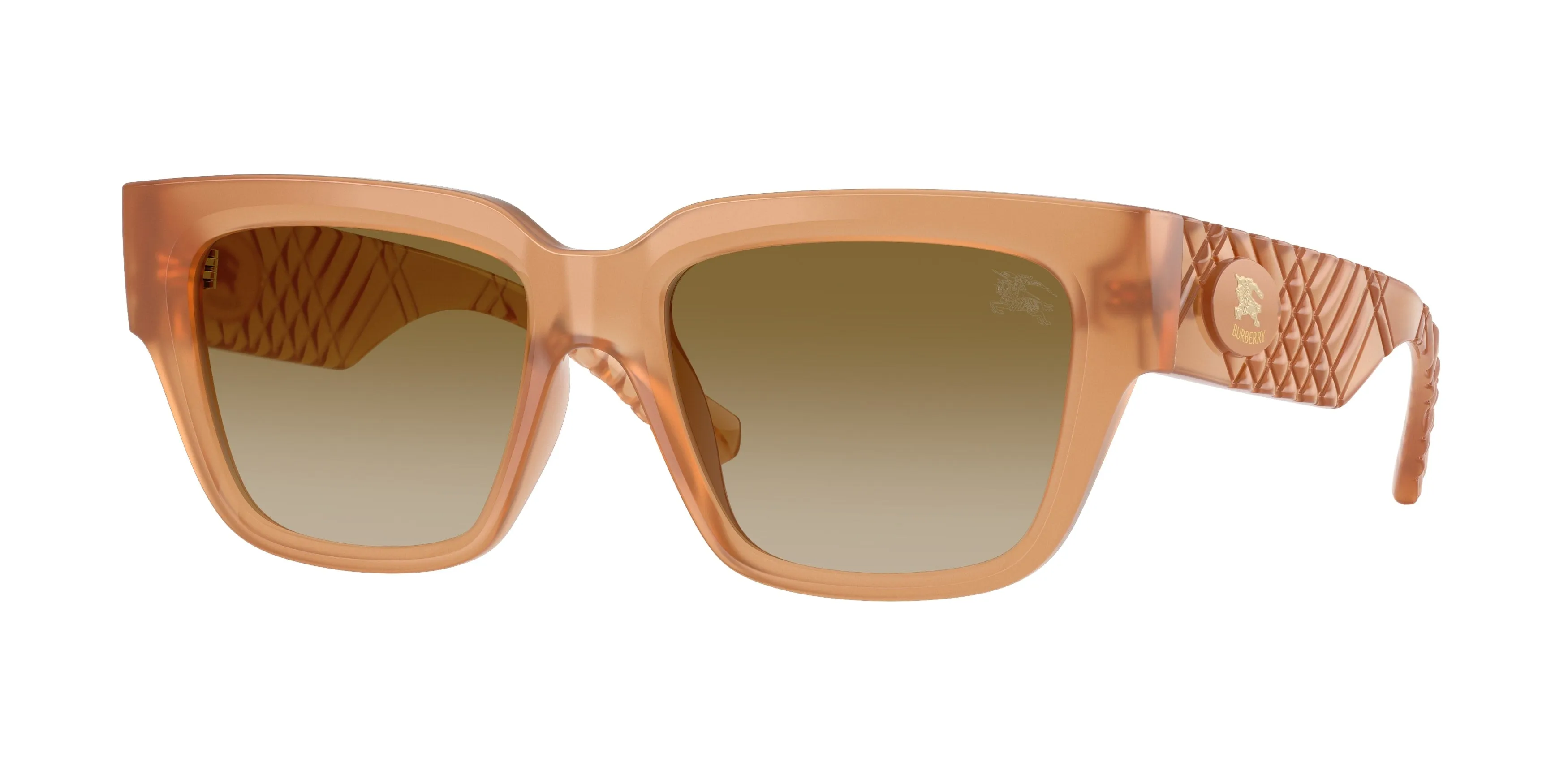 Burberry BE4506U 426613 Occhiali da sole Iniettato Beige Marrone Squadrata Normale Sfumato - immagine 1