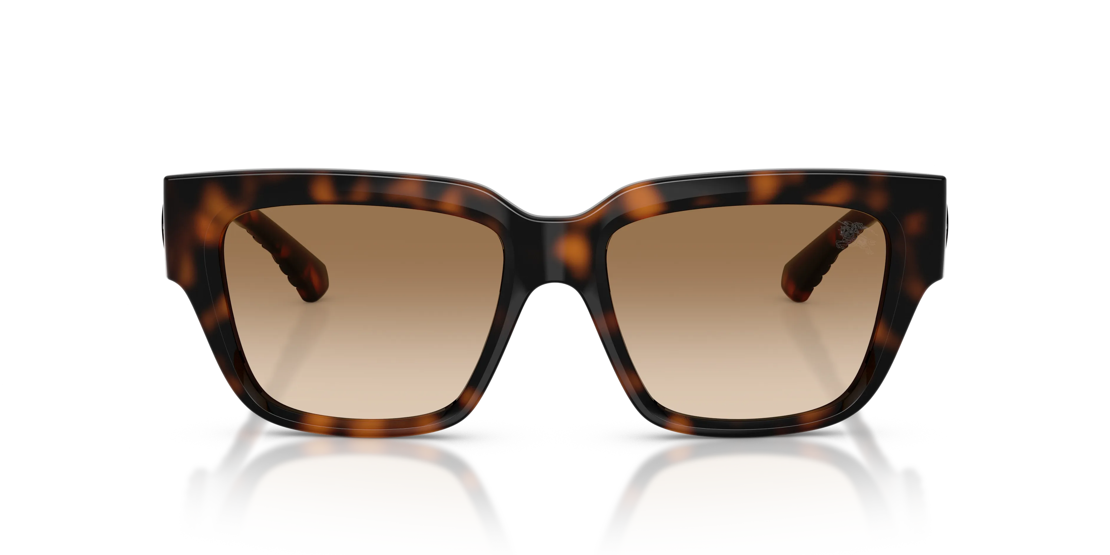 Burberry BE4506U 300289 Occhiali da sole Iniettato Marrone Marrone Squadrata Normale Sfumato - immagine 3