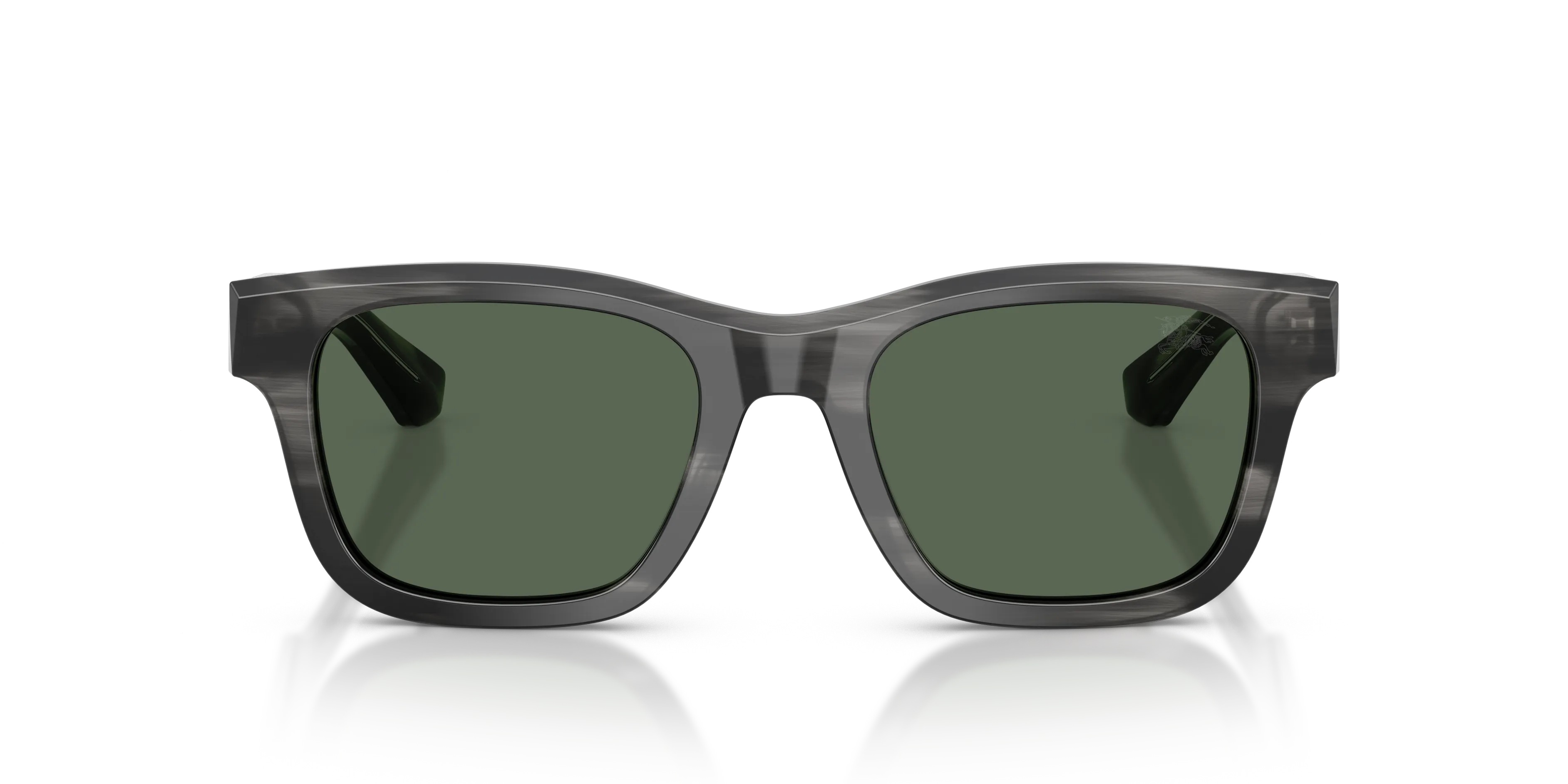 Burberry BE4504 425482 Occhiali da sole Acetato Verde Verde Squadrata Normale - immagine 3