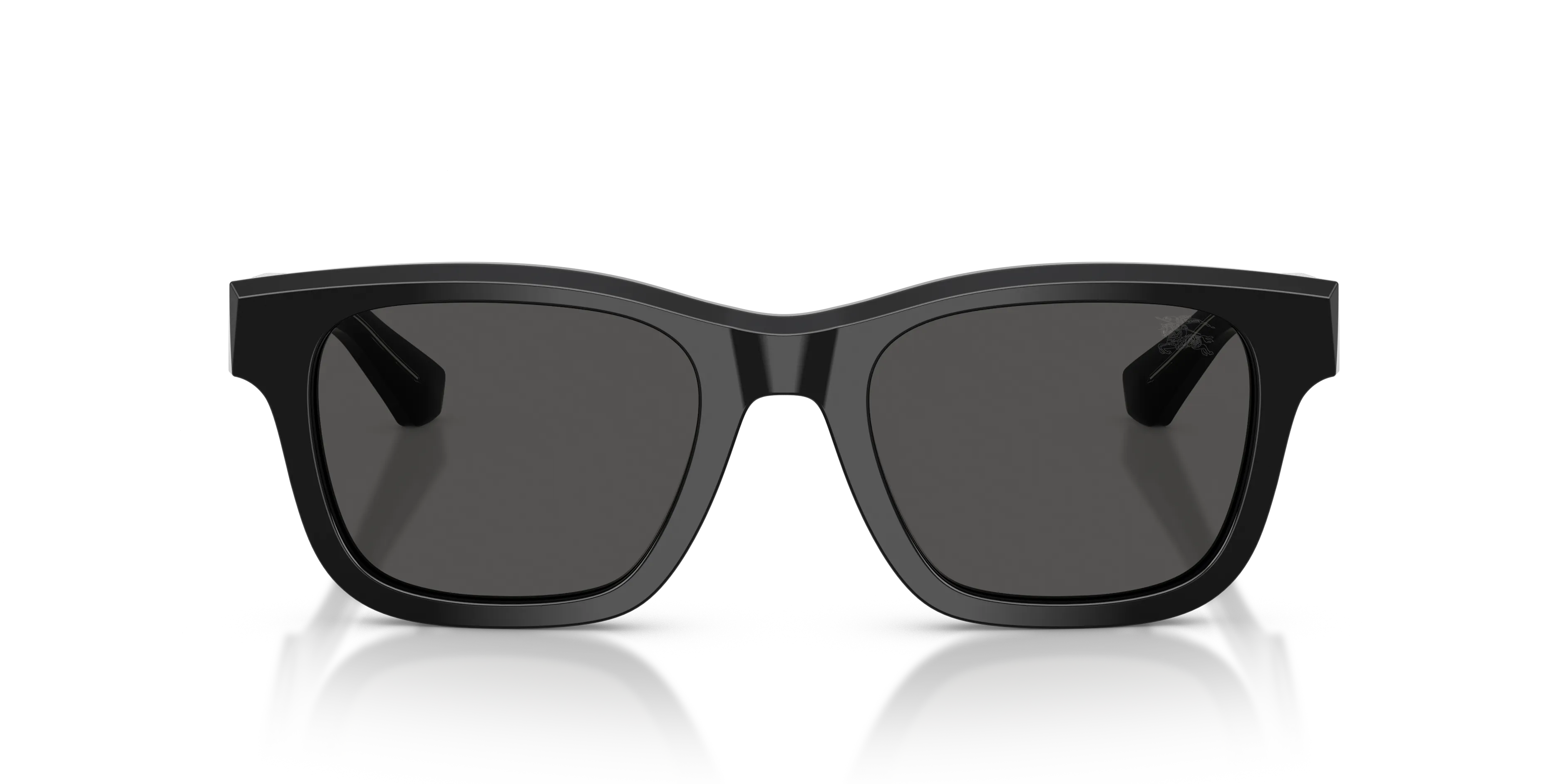 Burberry BE4504 420687 Occhiali da sole Acetato Nero Grigio Squadrata Normale - immagine 3