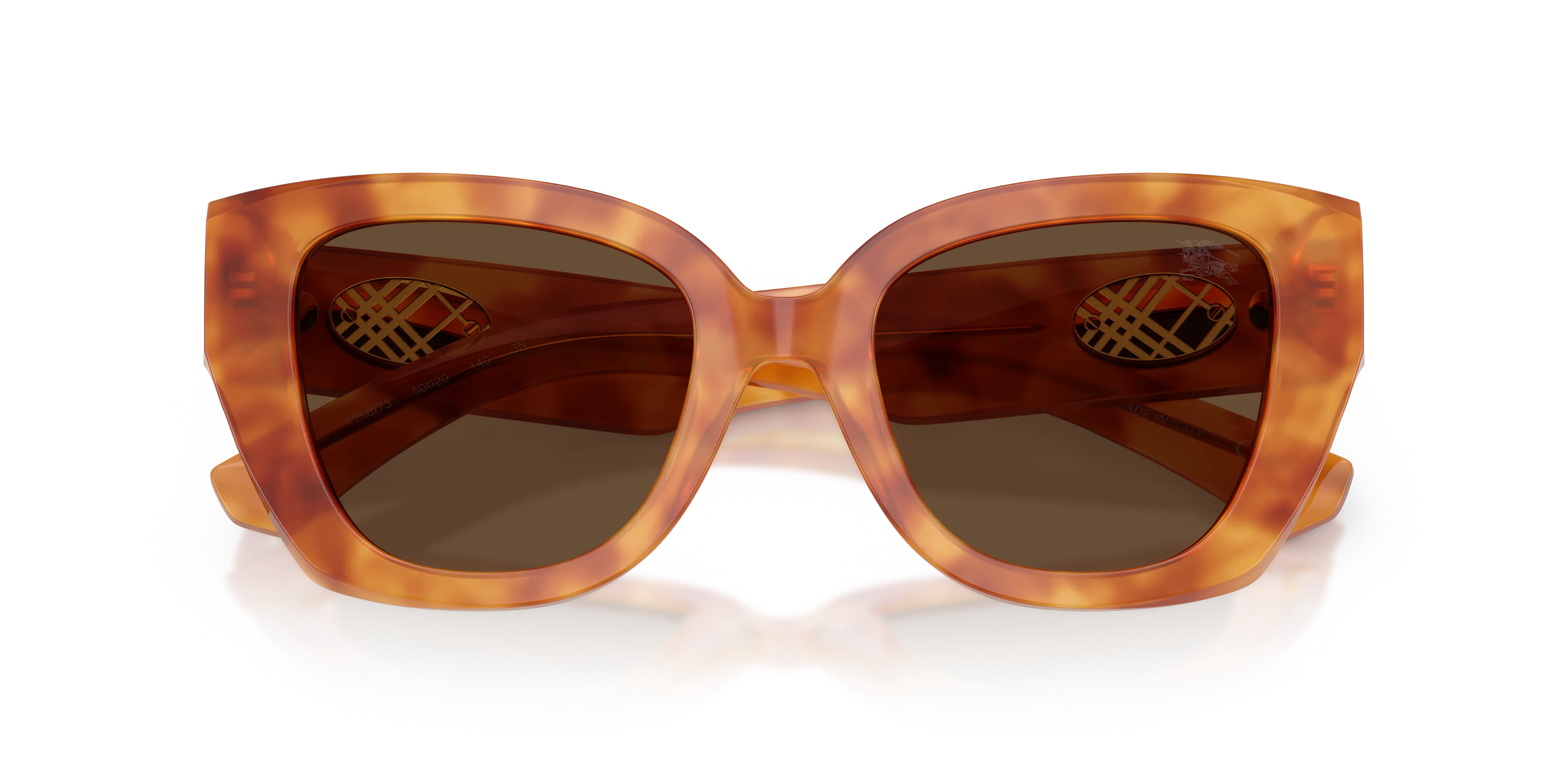 Burberry BE4503 425673 Occhiali da sole Acetato Tartaruga Marrone Cat Eye Normale - immagine 2