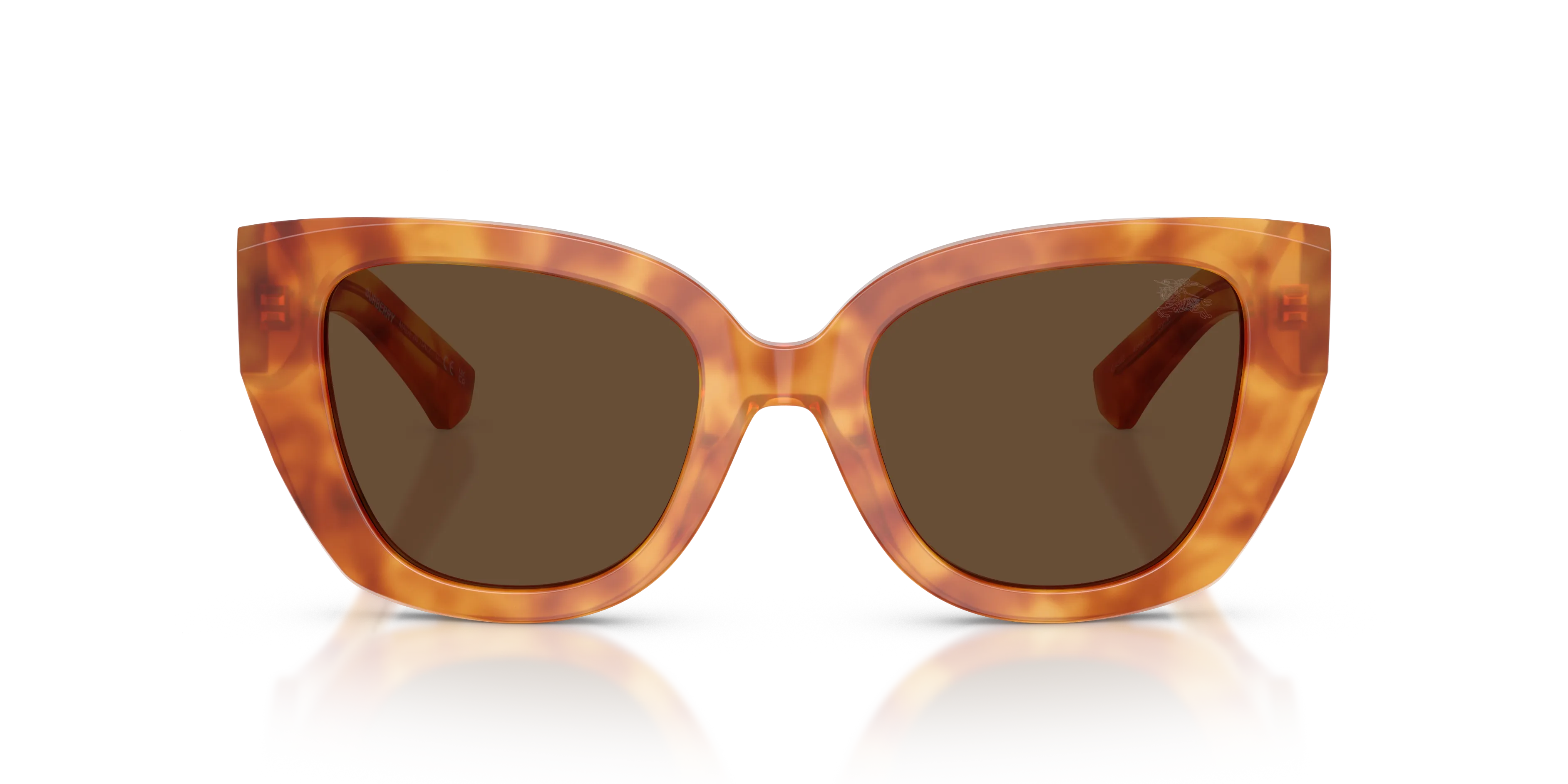 Burberry BE4503 425673 Occhiali da sole Acetato Tartaruga Marrone Cat Eye Normale - immagine 3