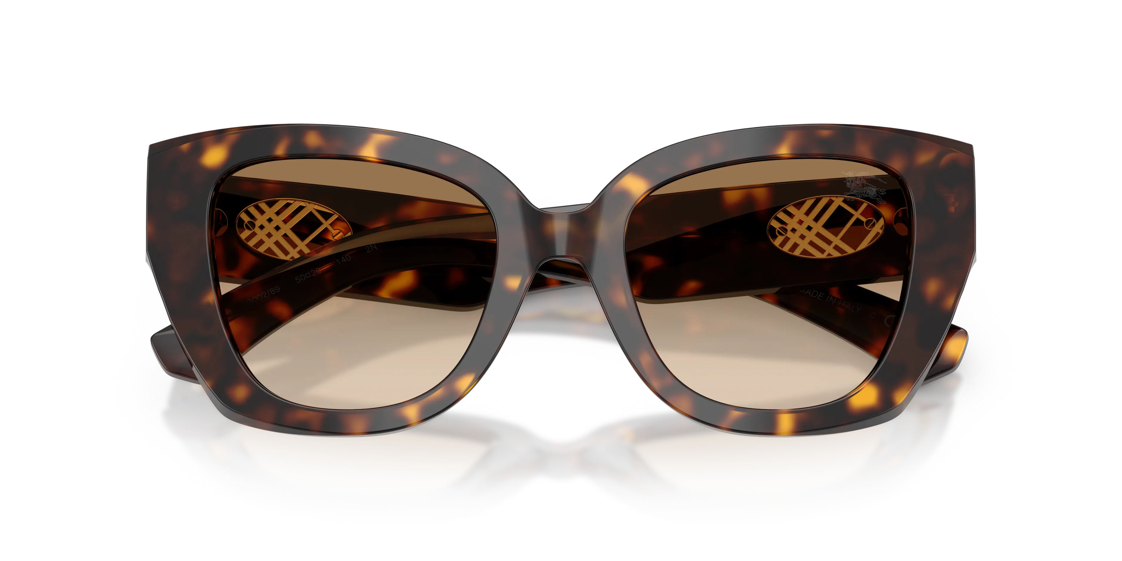 Burberry BE4503 300289 Occhiali da sole Acetato Marrone Marrone Cat Eye Normale Sfumato - immagine 2