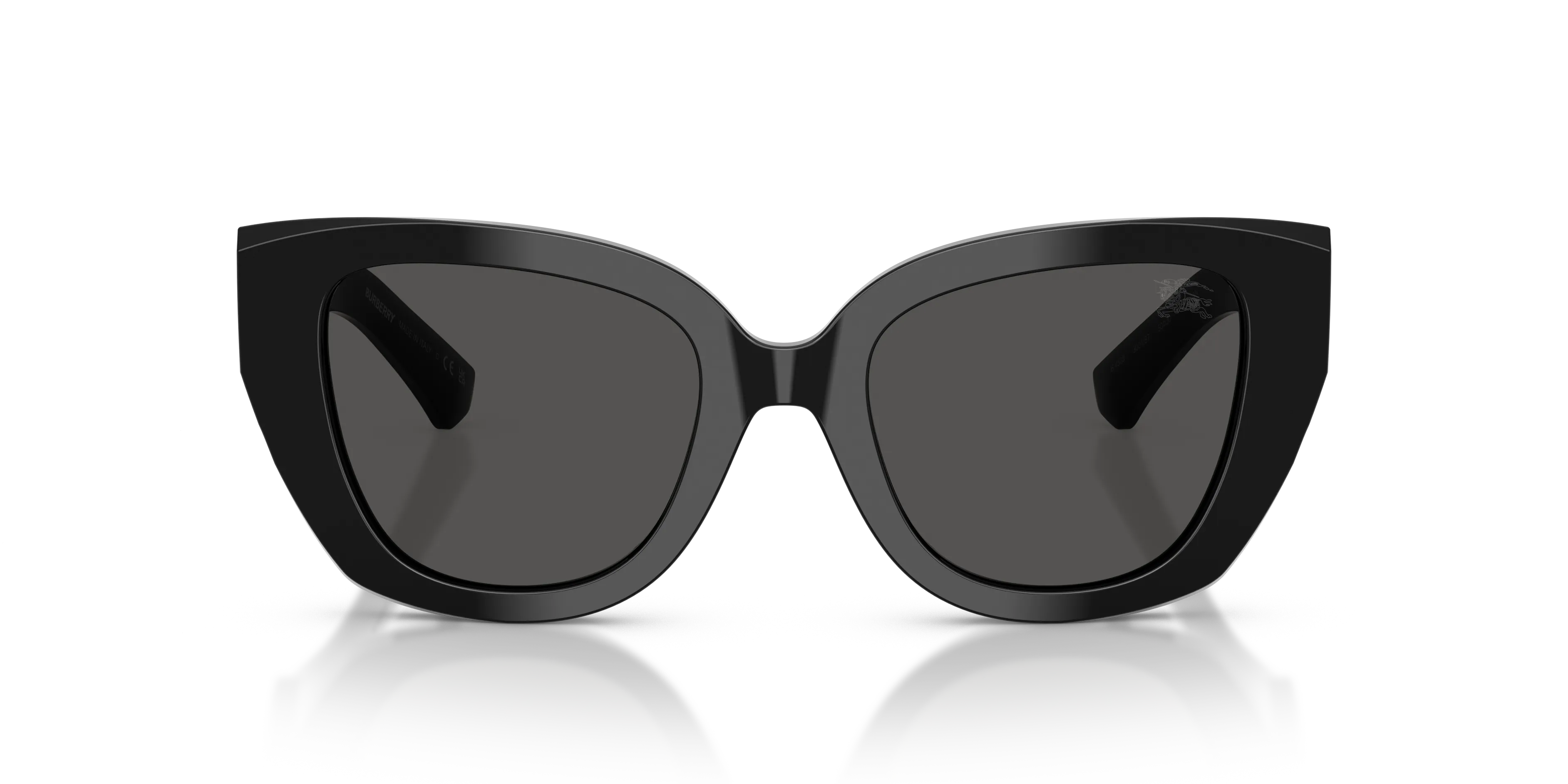 Burberry BE4503 300187 Occhiali da sole Acetato Nero Grigio Cat Eye Normale - immagine 3